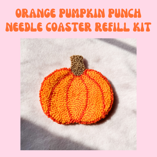 Orange Pumpkin Punch Needle Refill Kit