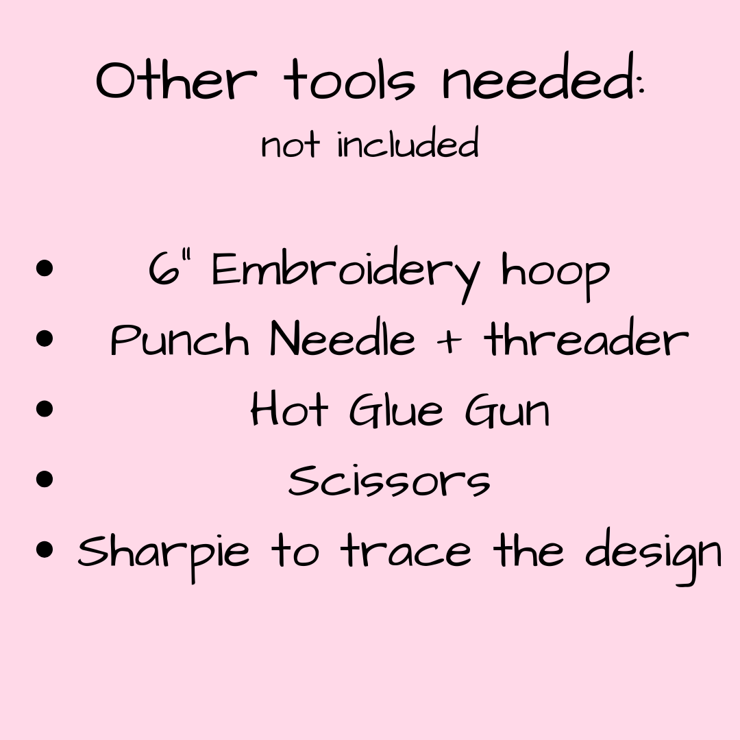 Paw Coaster Punch Needle Refill Kit
