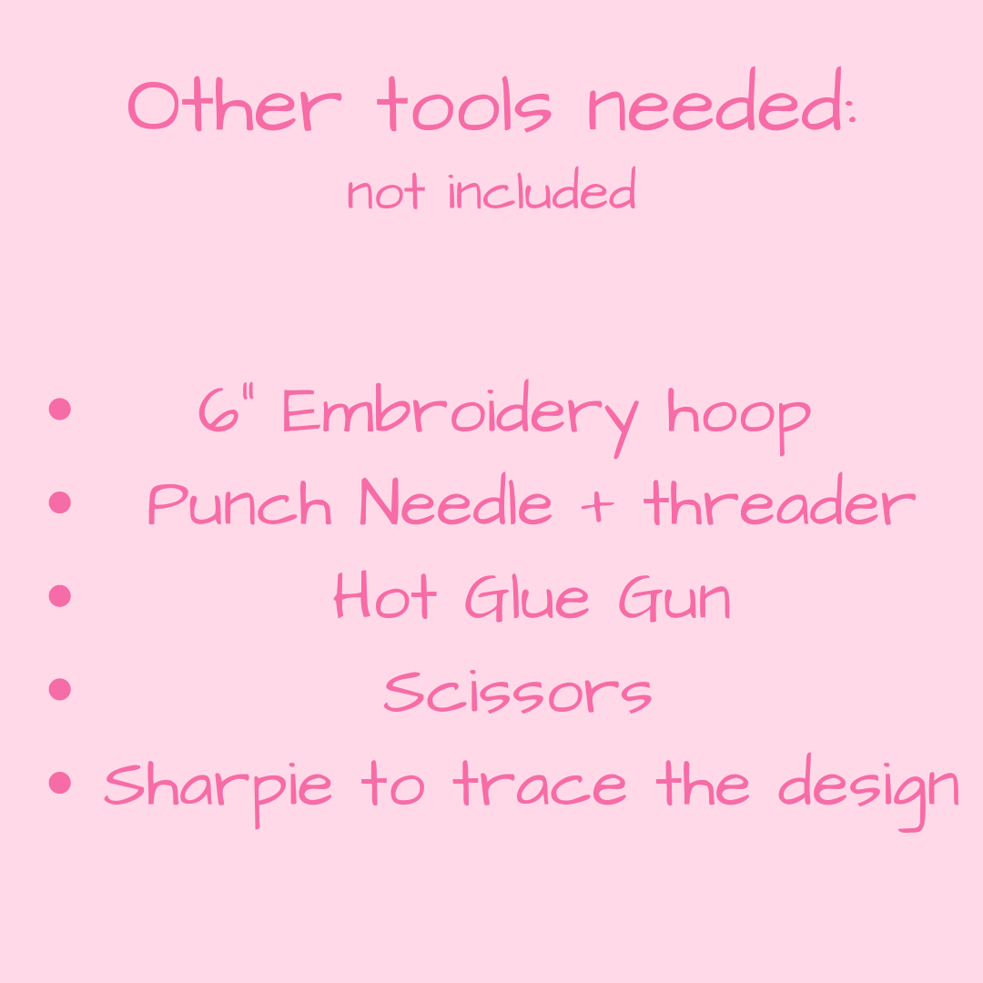 Cactus Coaster Punch Needle Refill Kit