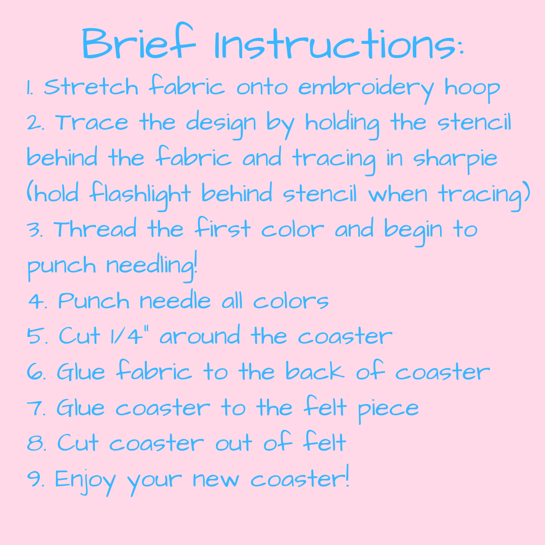Cloud Coaster Punch Needle Refill Kit