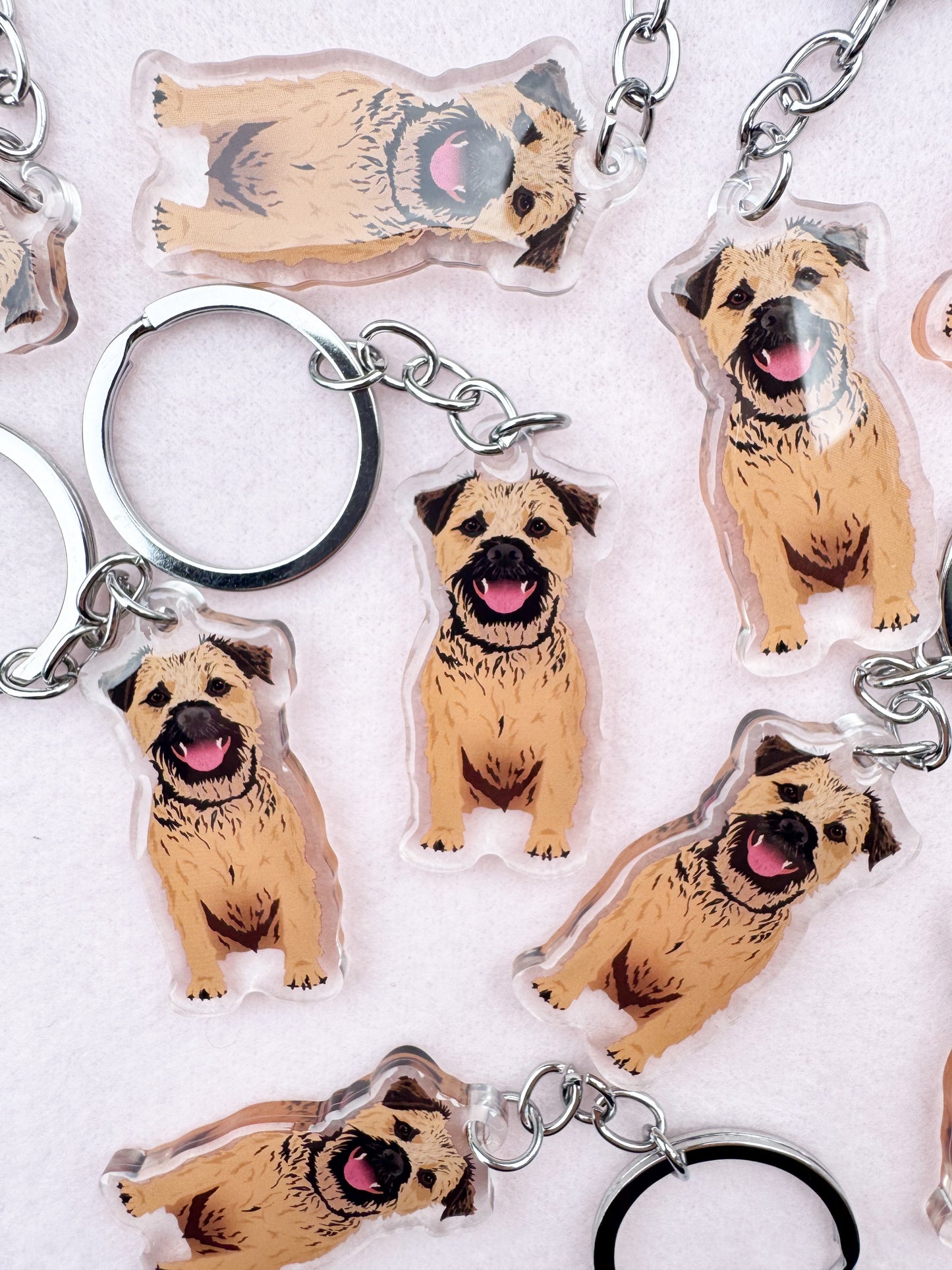 Border Terrier Keychain