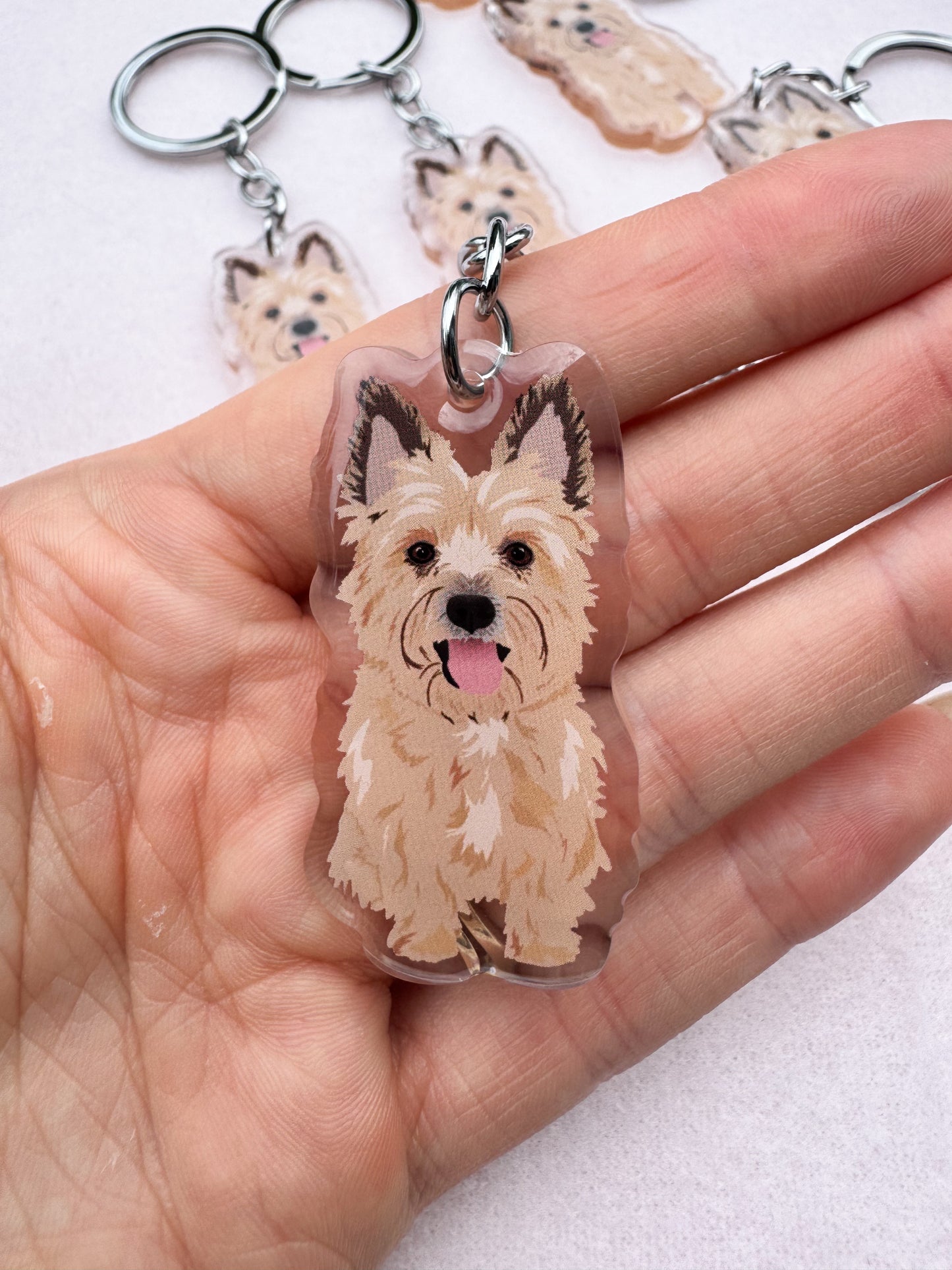 Cairn Terrier Keychain