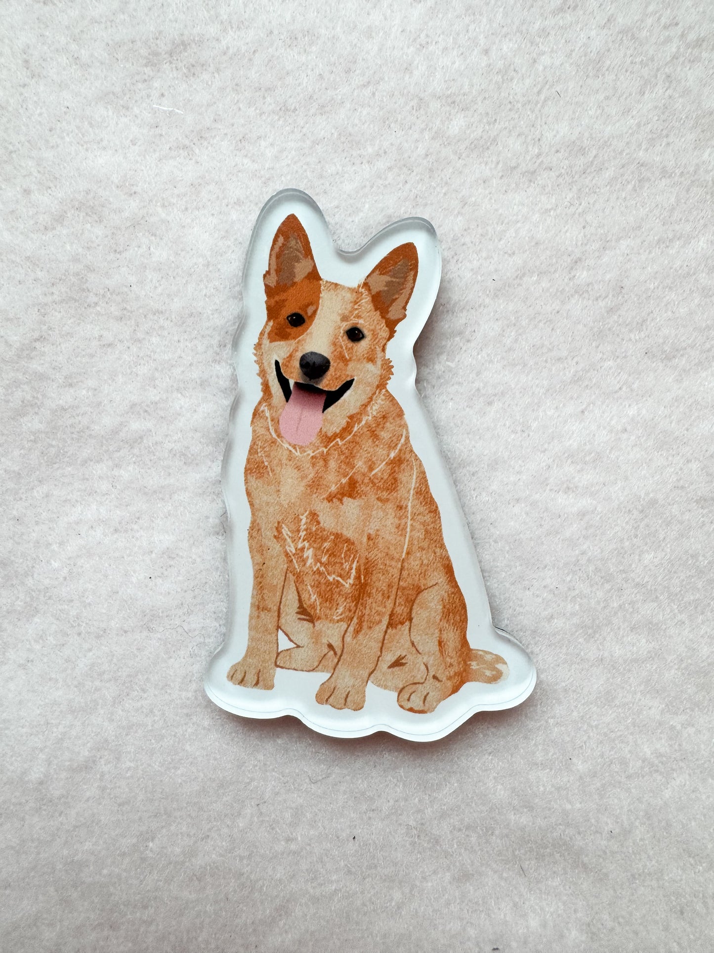 Heeler (red), Cattle dog (red) Magnet