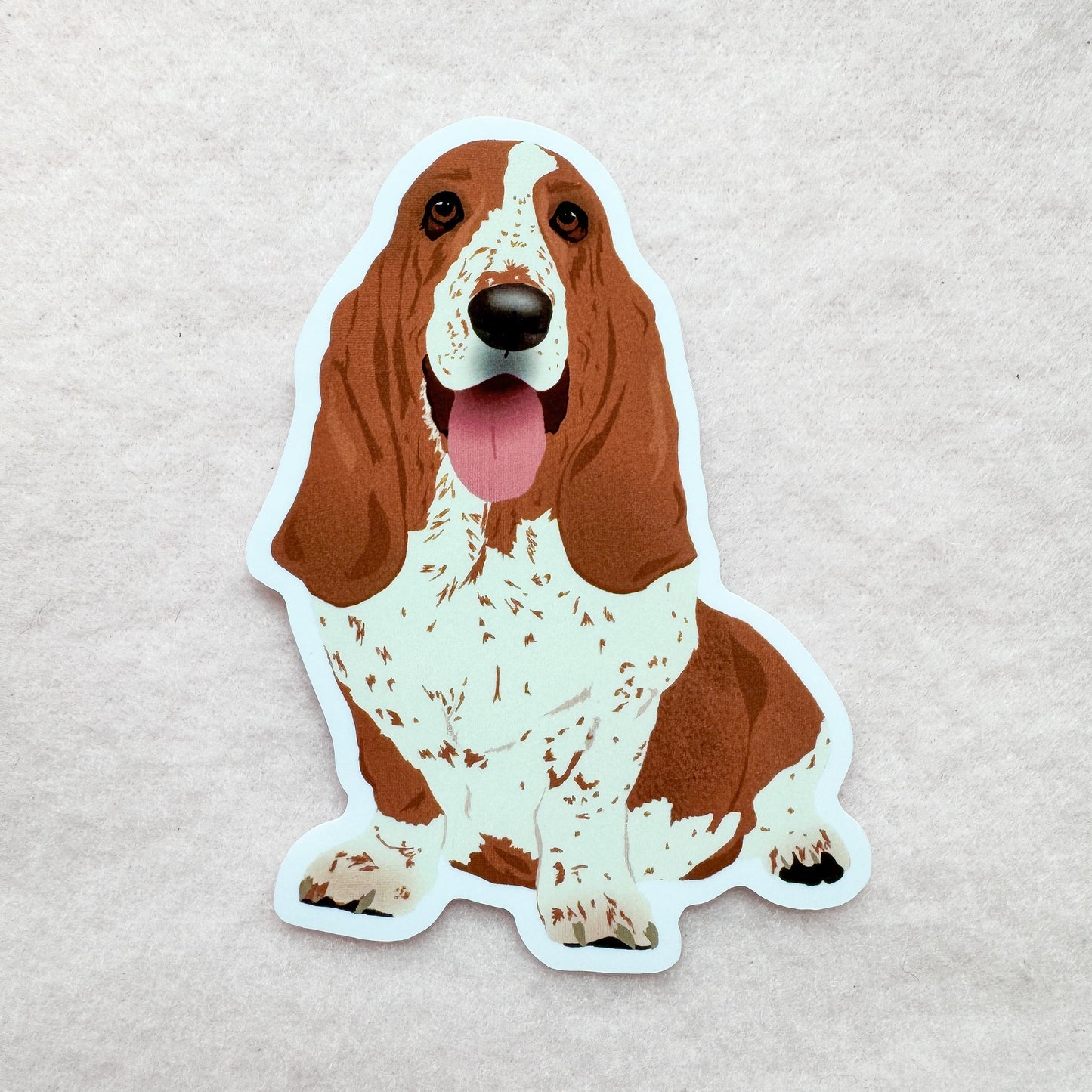 Basset Hound Sticker
