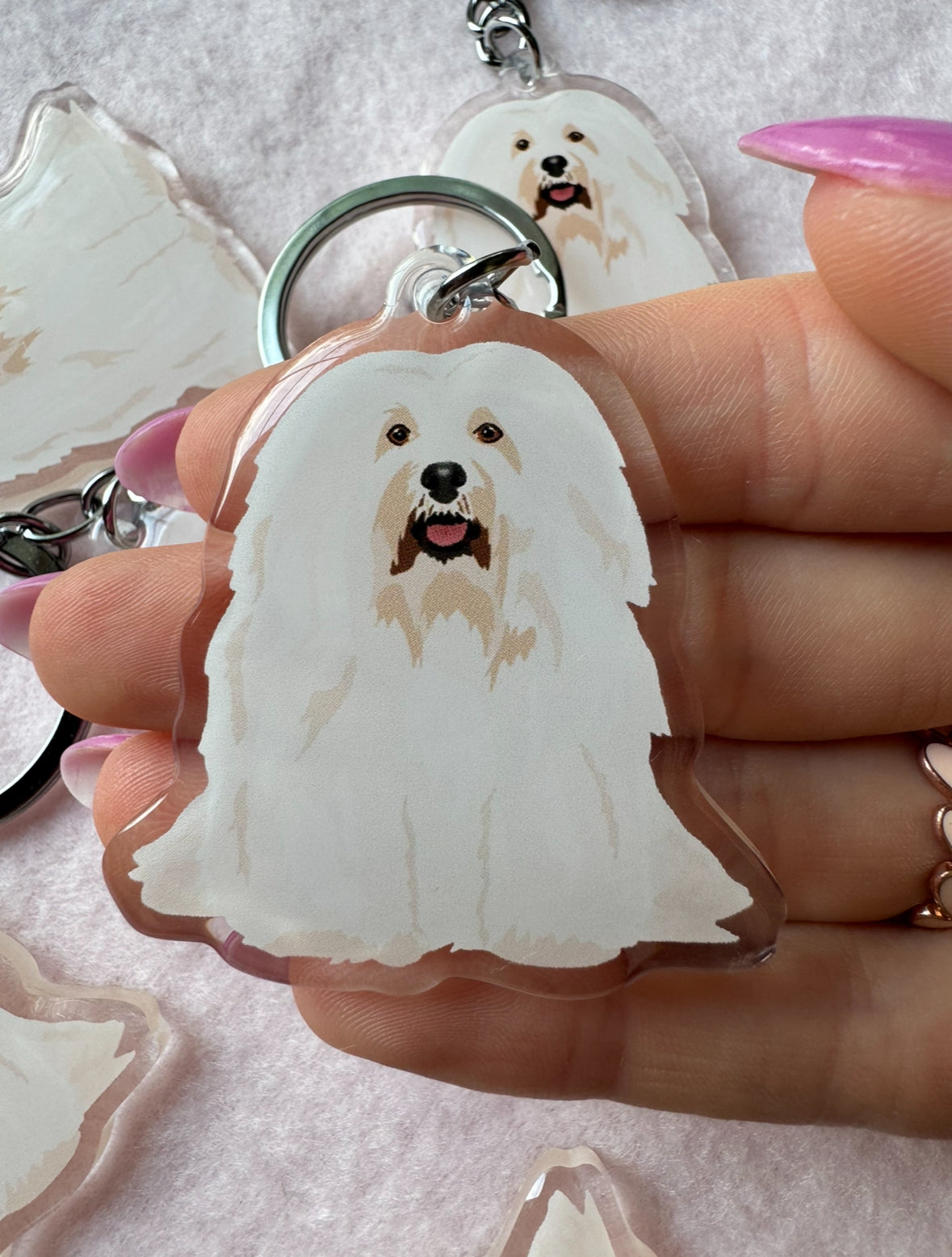 Havanese Keychain