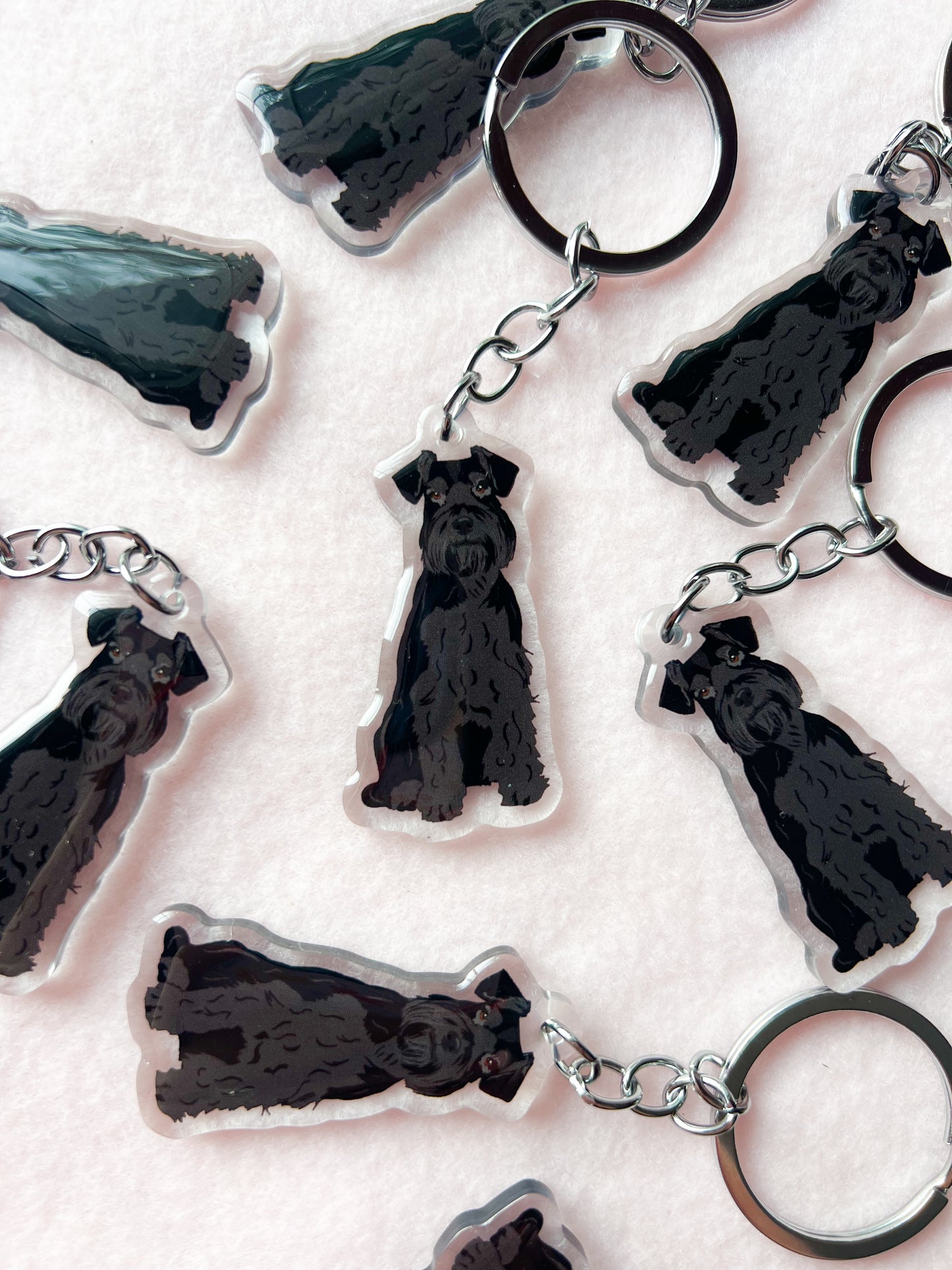 Schnauzer (black), Giant Schnauzer Keychain
