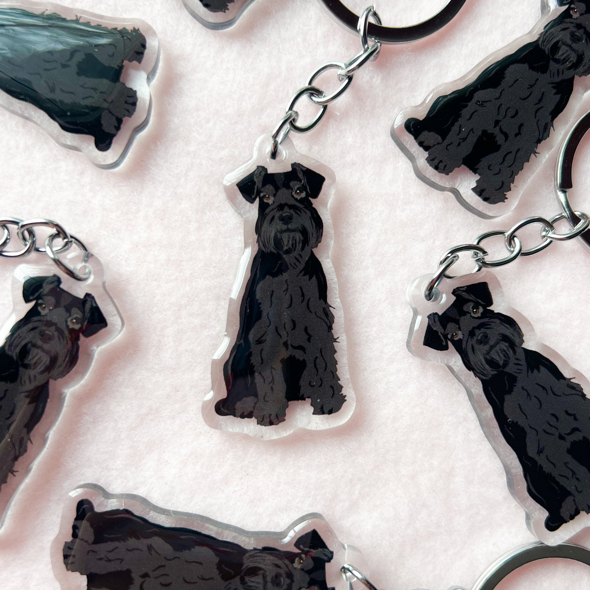 Schnauzer (black), Giant Schnauzer Keychain