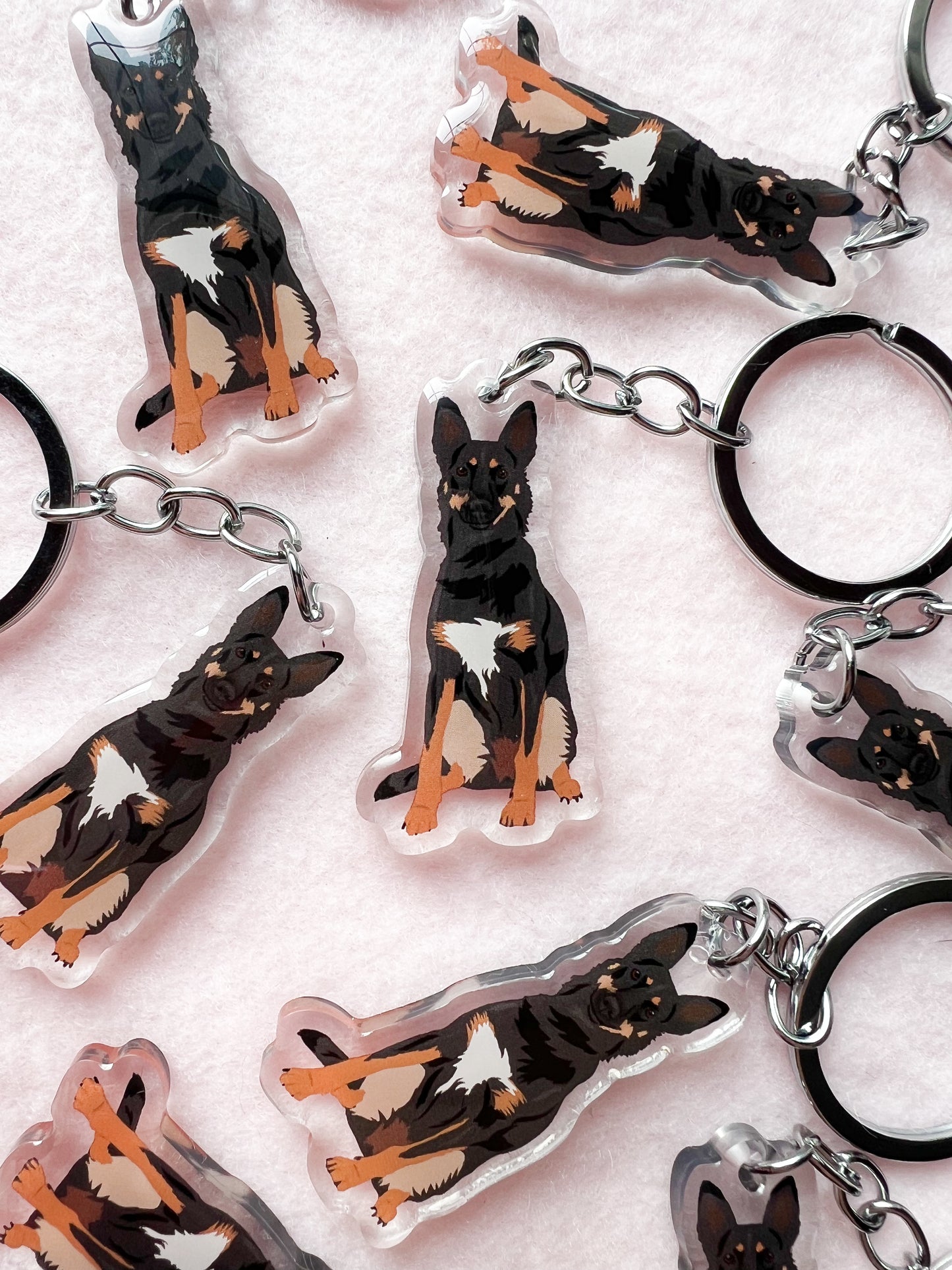 Australian Kelpie Keychain