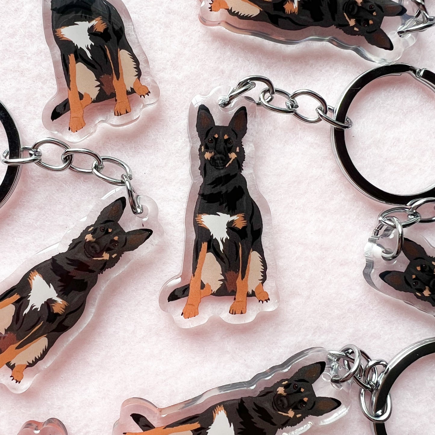 Australian Kelpie Keychain