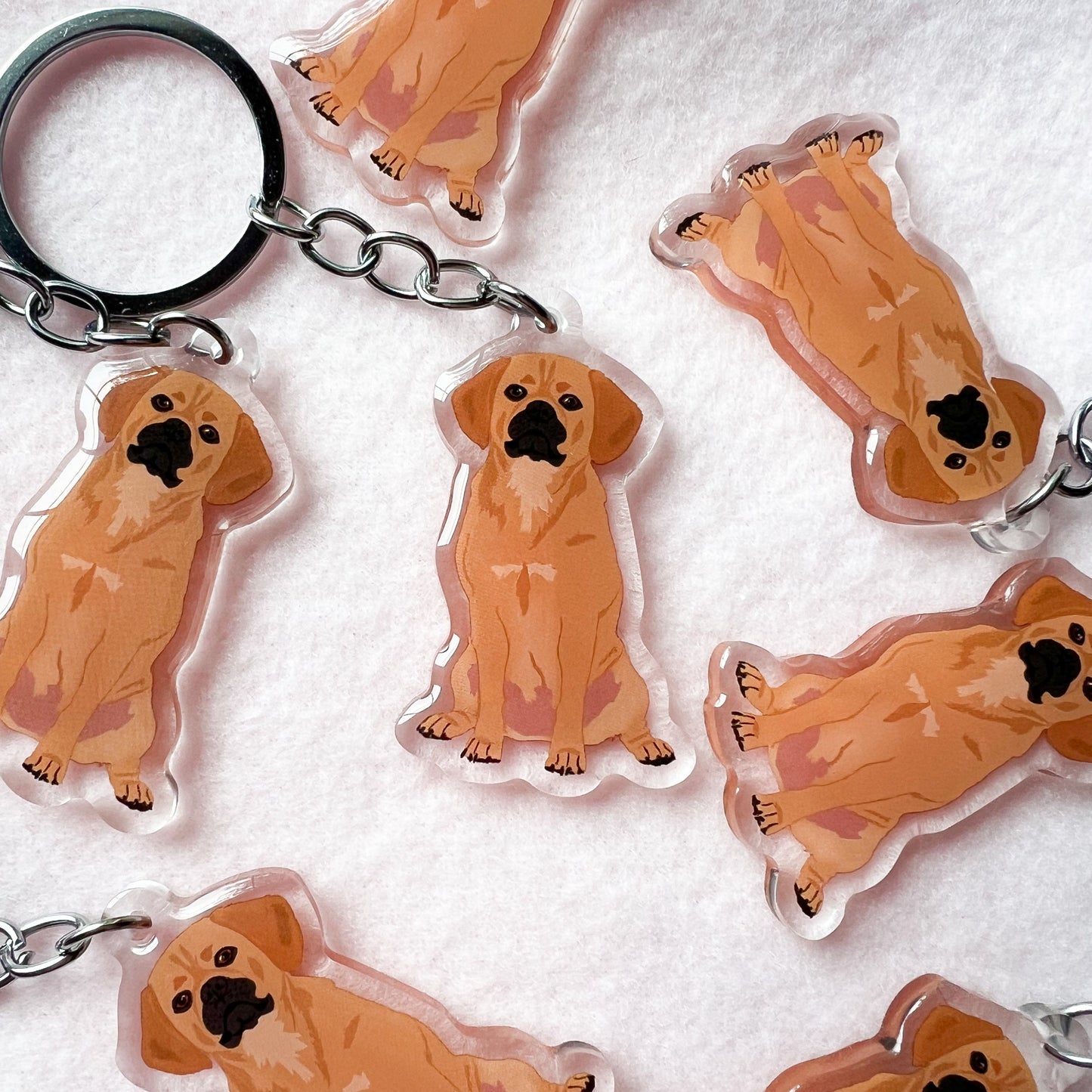 Puggle, Chug Keychain