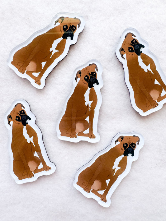 Boxer (brown) Magnet