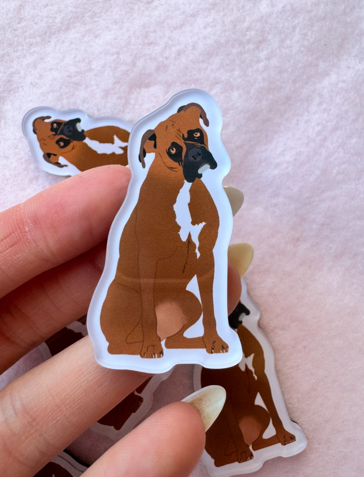 Boxer (brown) Magnet