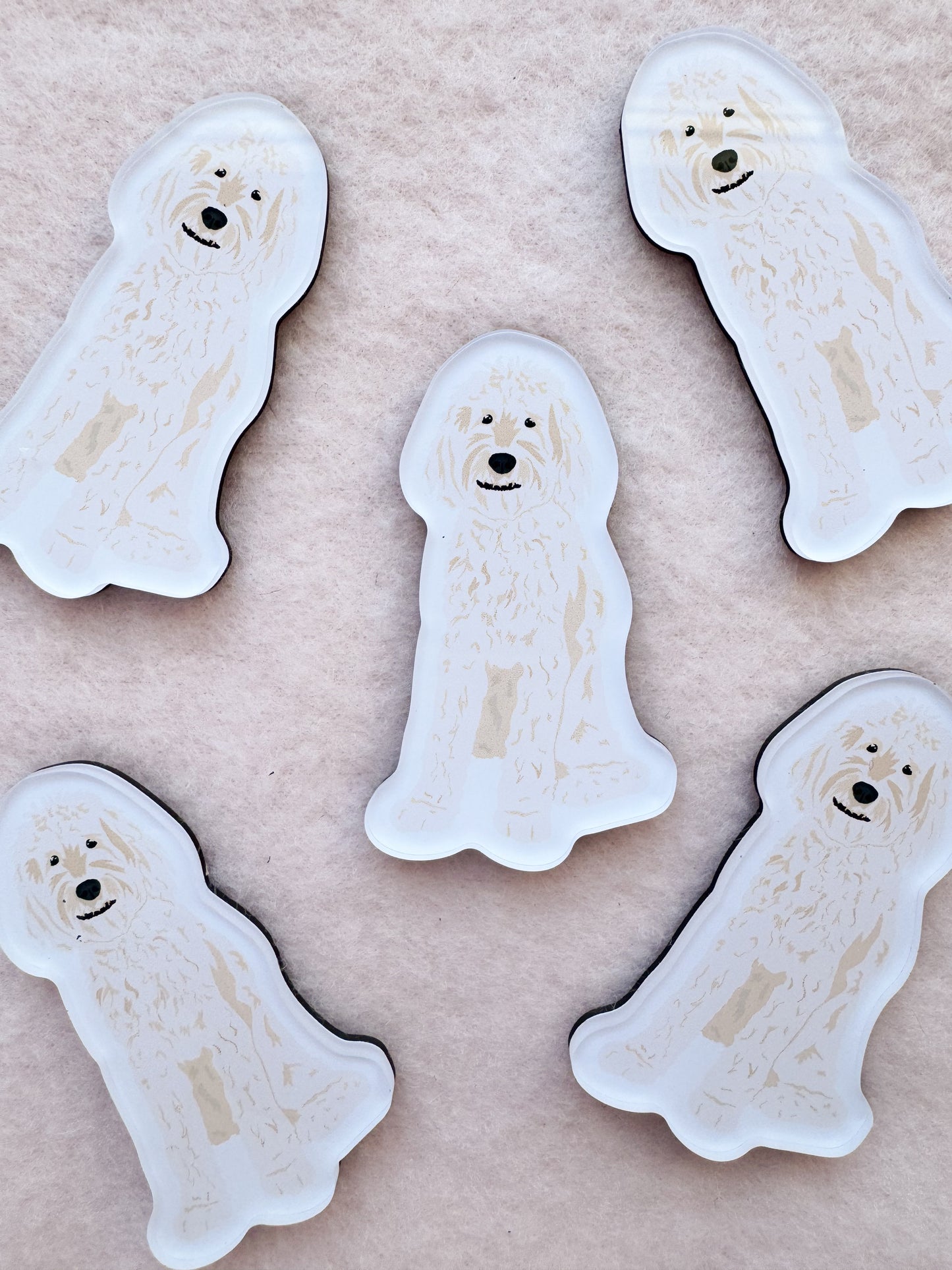 Goldendoodle (white), Labradoodle (white) Magnet