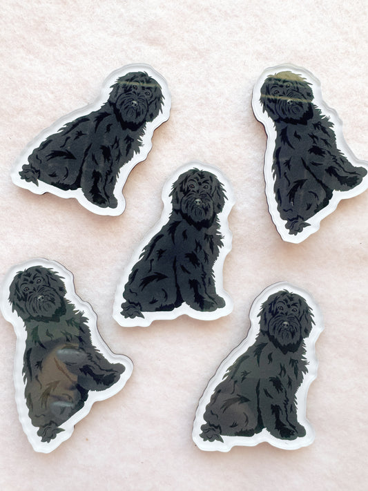 Goldendoodle (black), Labradoodle (black) Magnet