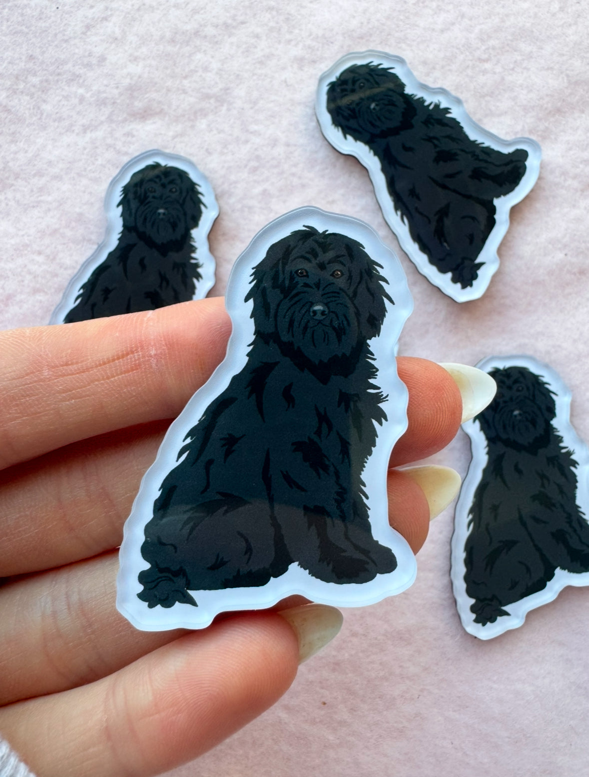 Goldendoodle (black), Labradoodle (black) Magnet