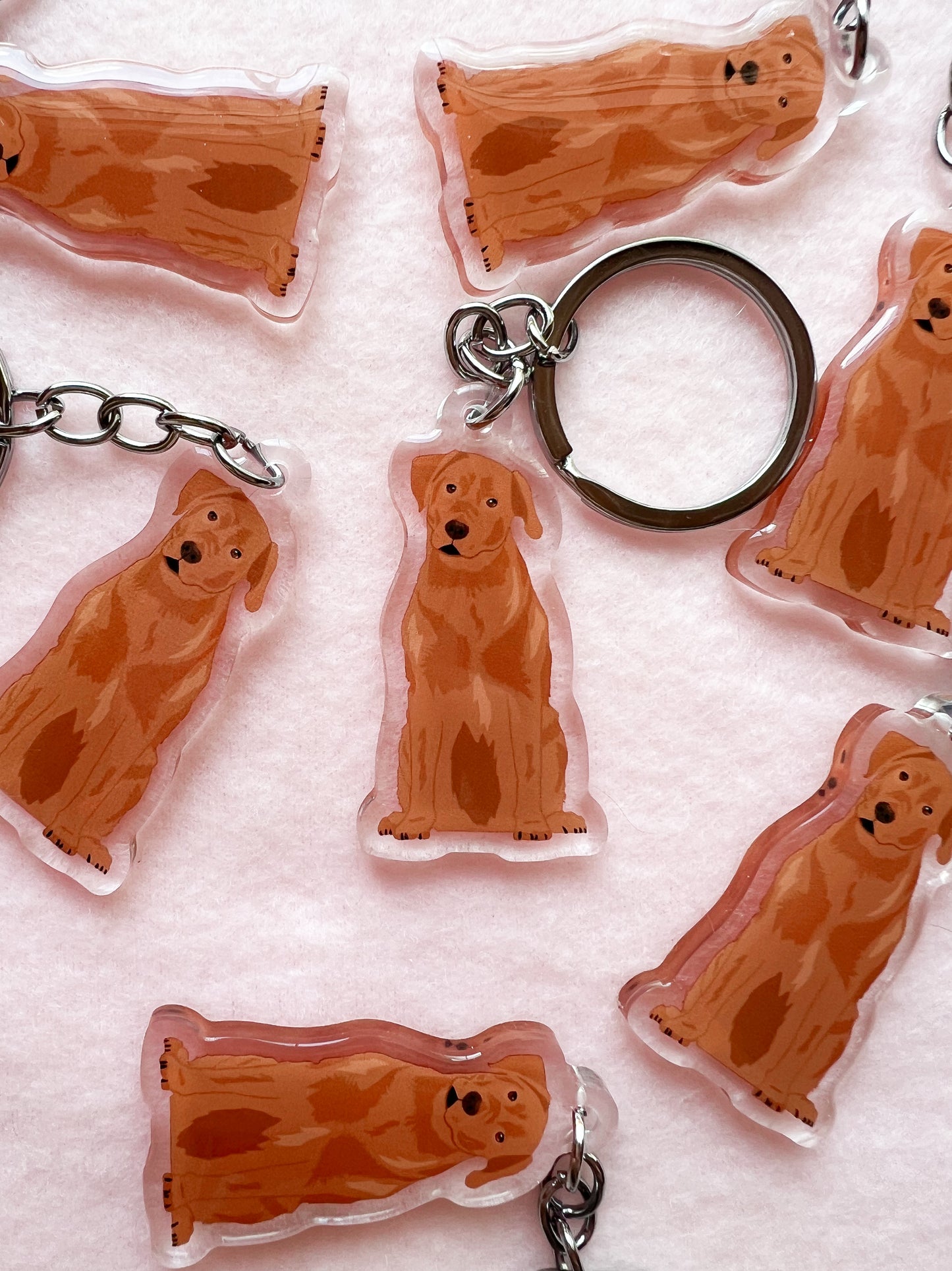 Labrador Retriever (red fox) Keychain