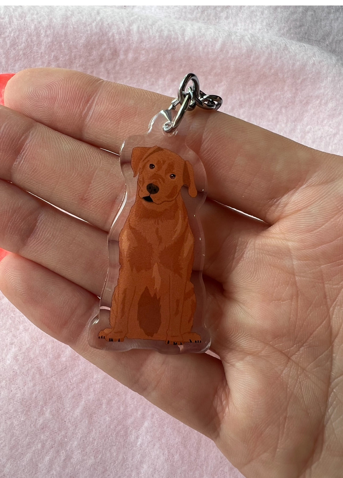 Labrador Retriever (red fox) Keychain