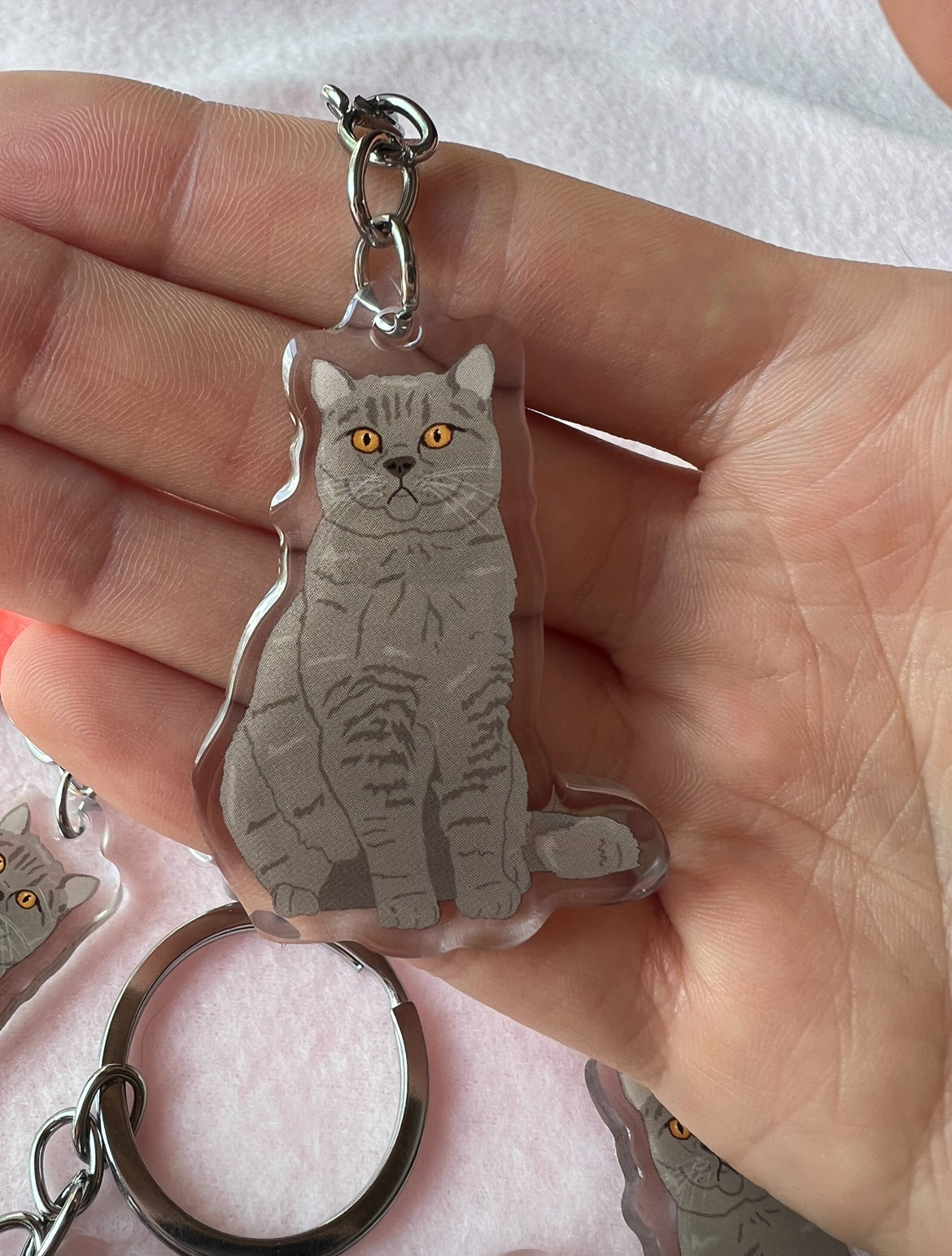 British Shorthair Keychain