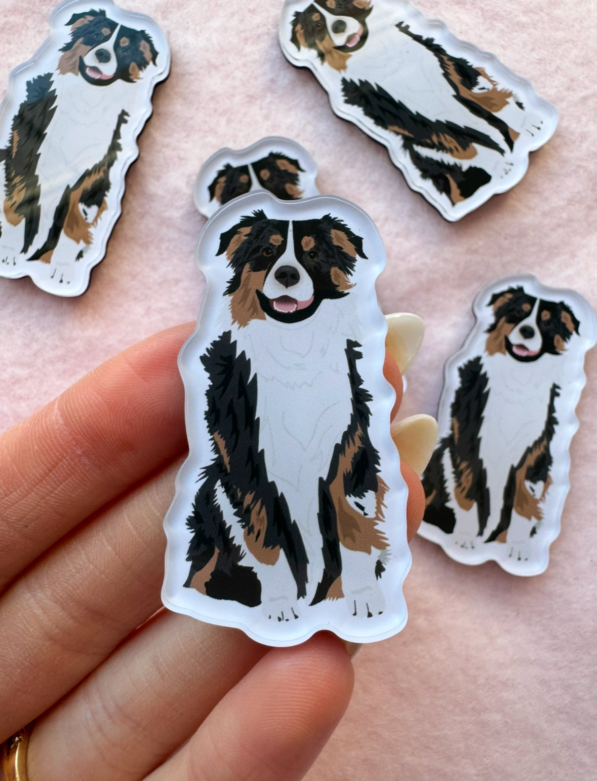 Australian Shepherd (black-tri) Magnet