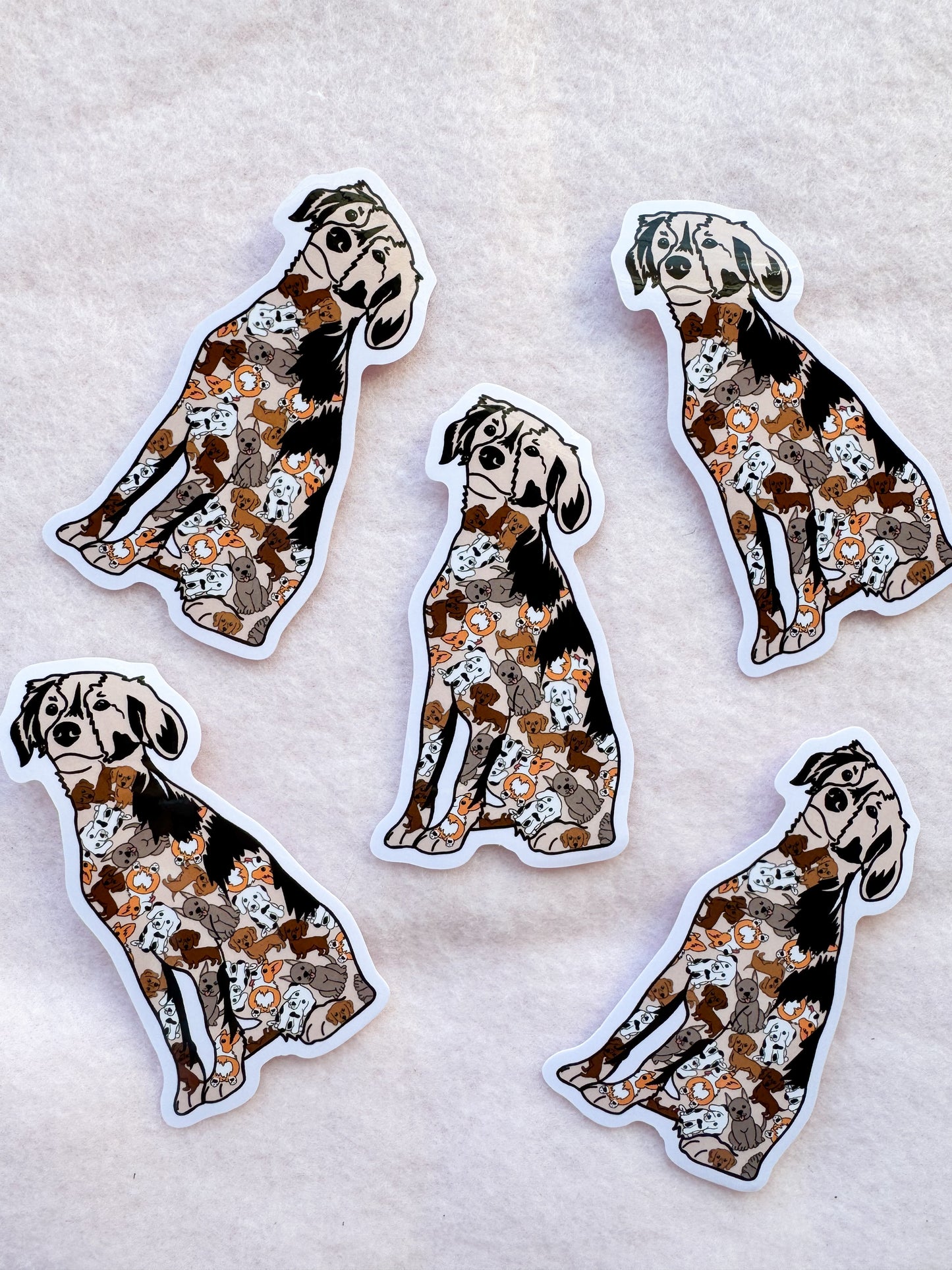 Mutt, Mixed Breed Sticker
