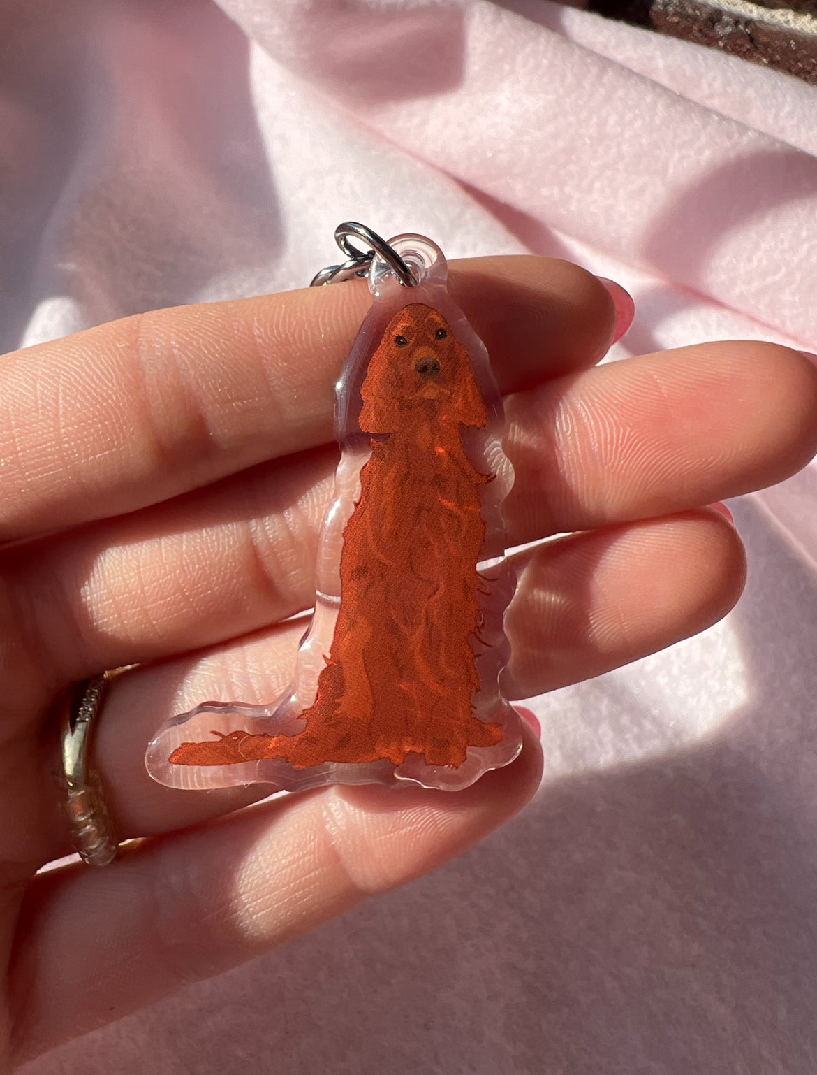 Irish Setter Keychain