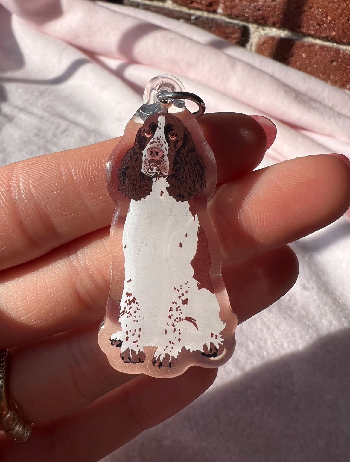 English Springer Spaniel Keychain