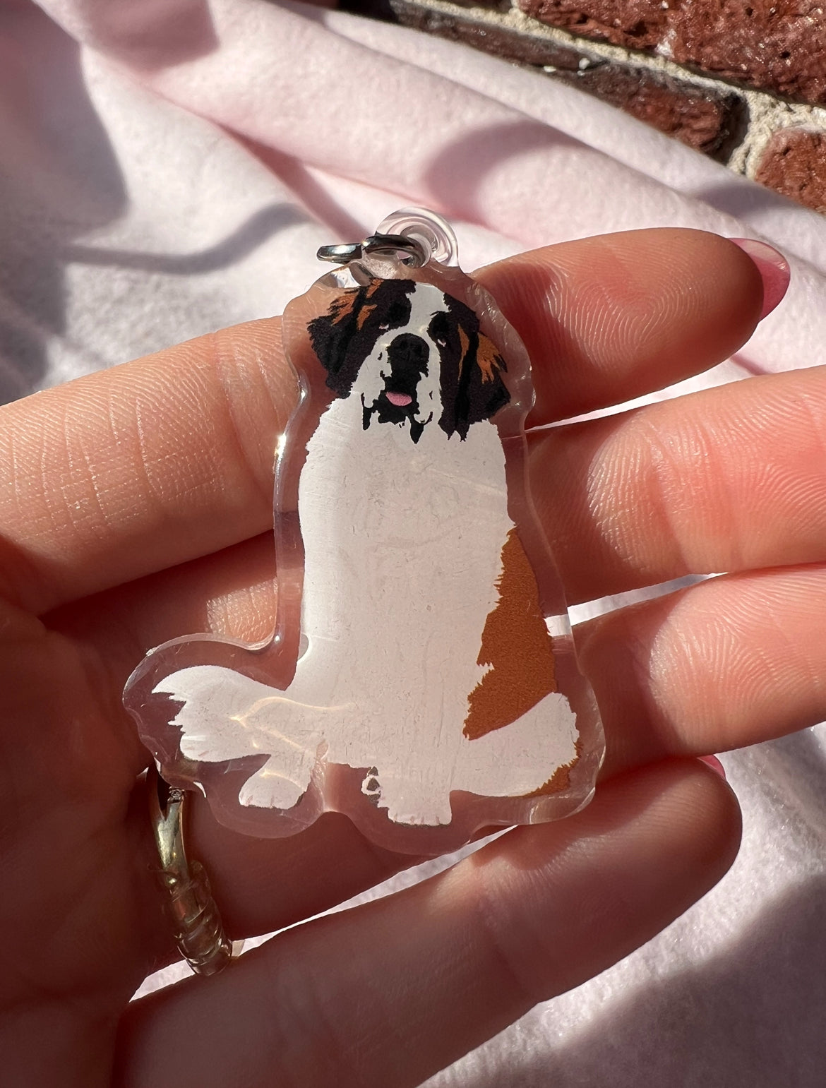 St. Bernard Keychain