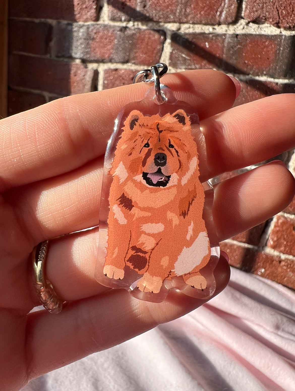 Chow Chow (red) Keychain