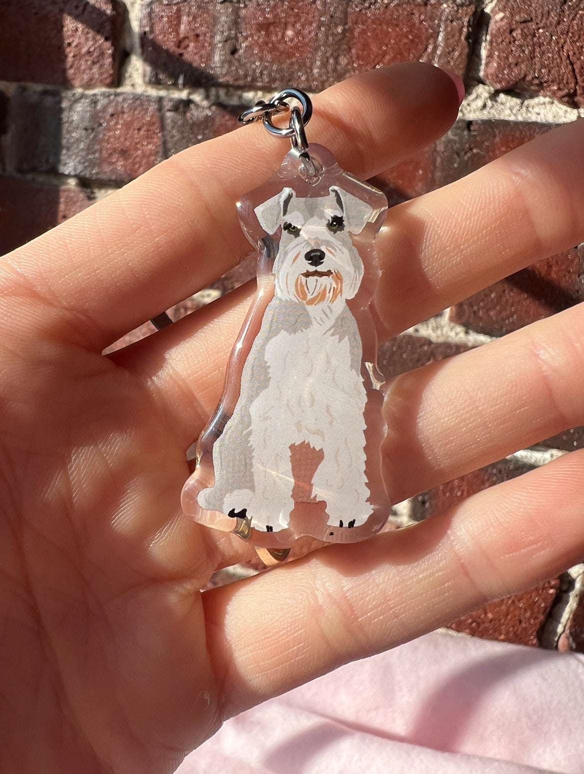Schnauzer Keychain