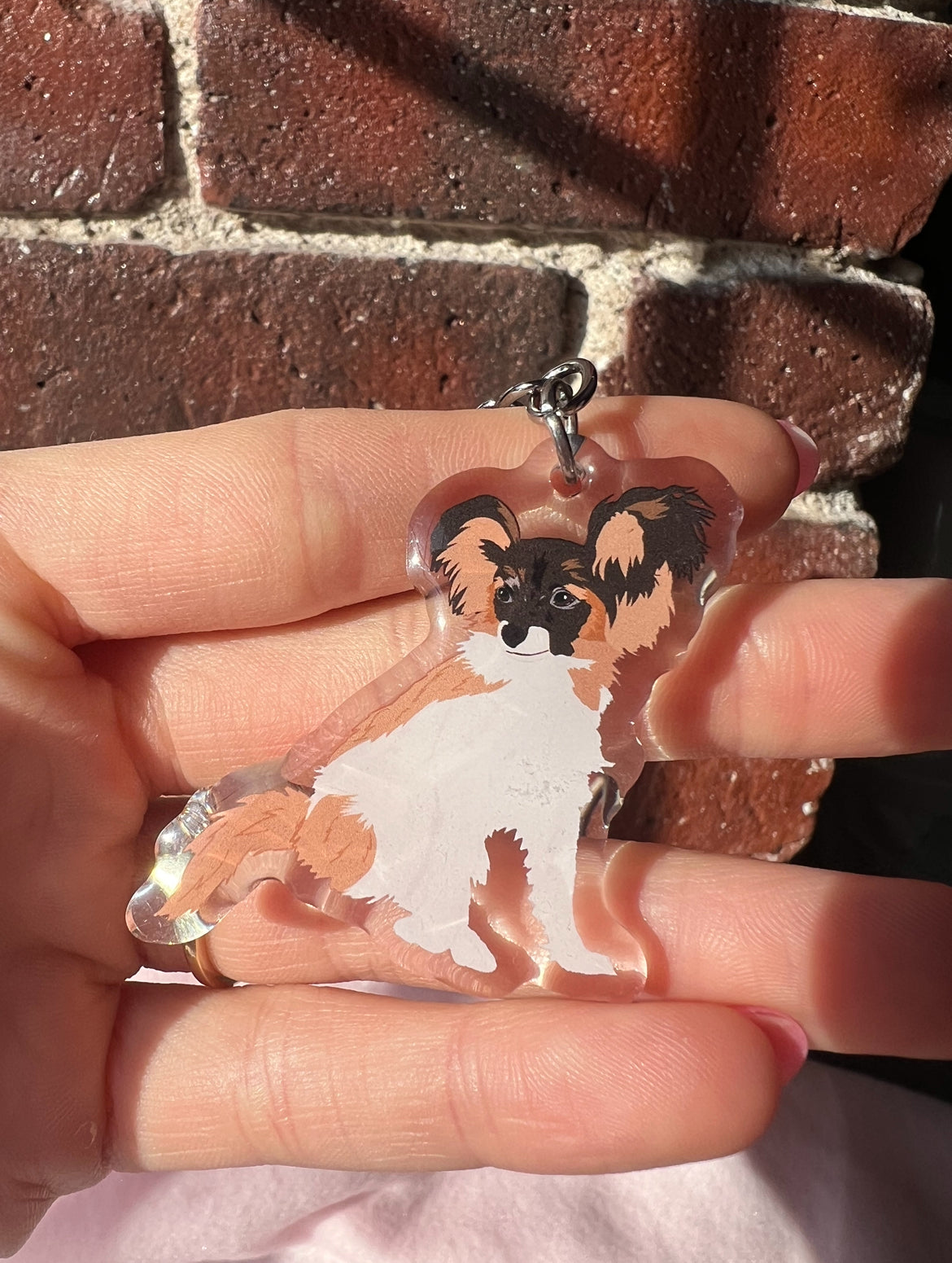 Papillon Keychain