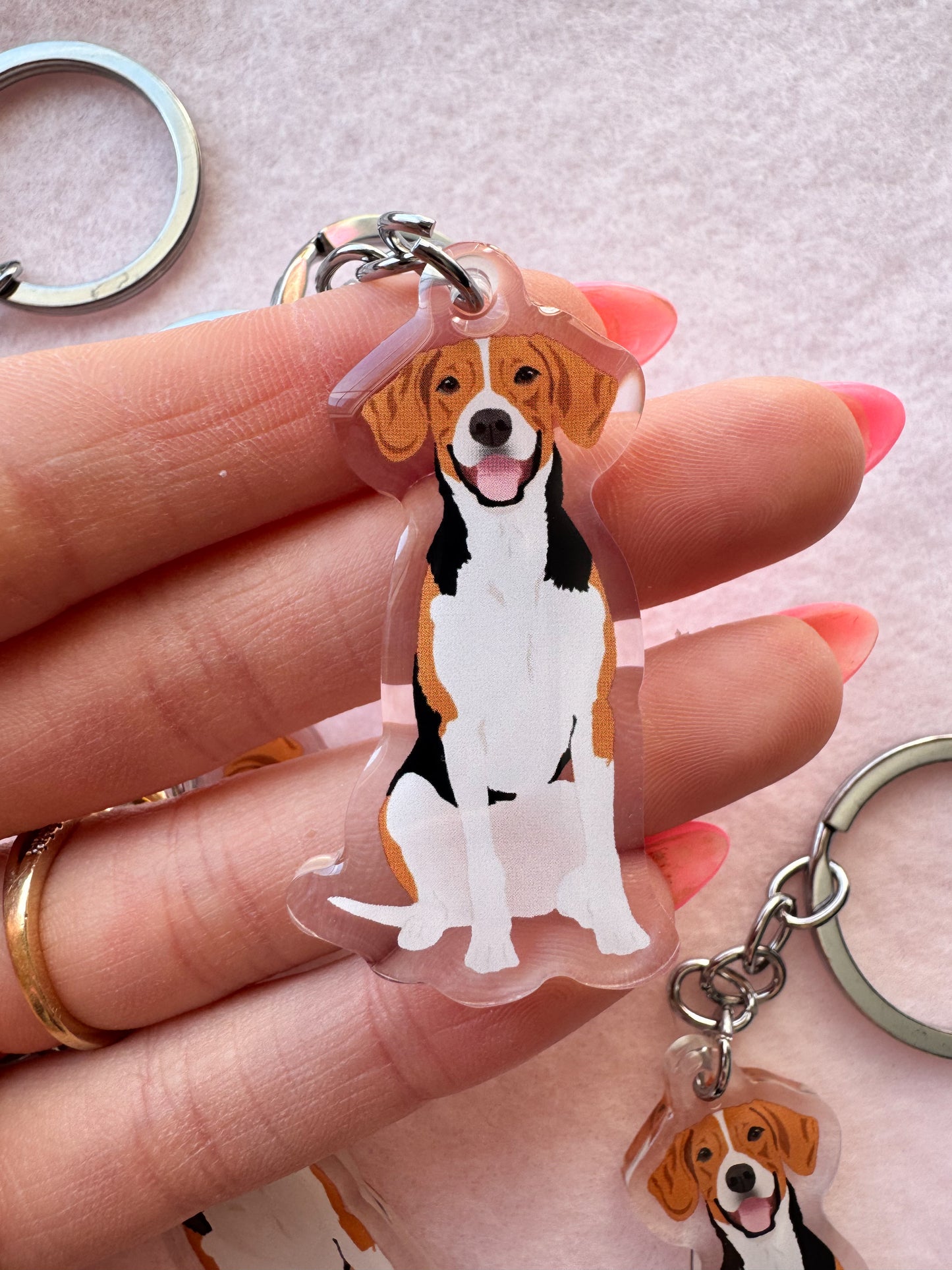 Foxhound Keychain