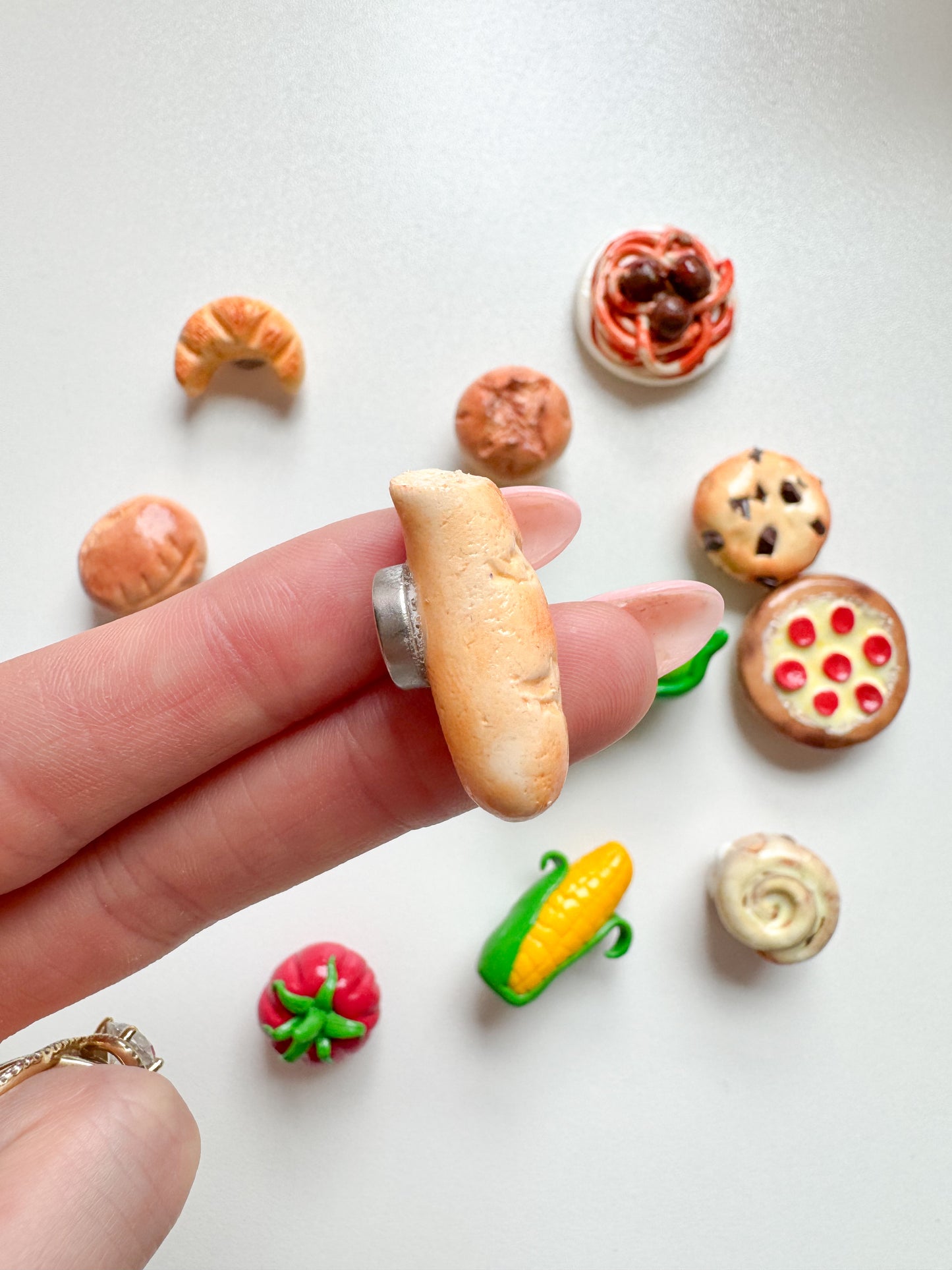 Bread Clay Magnet Set
