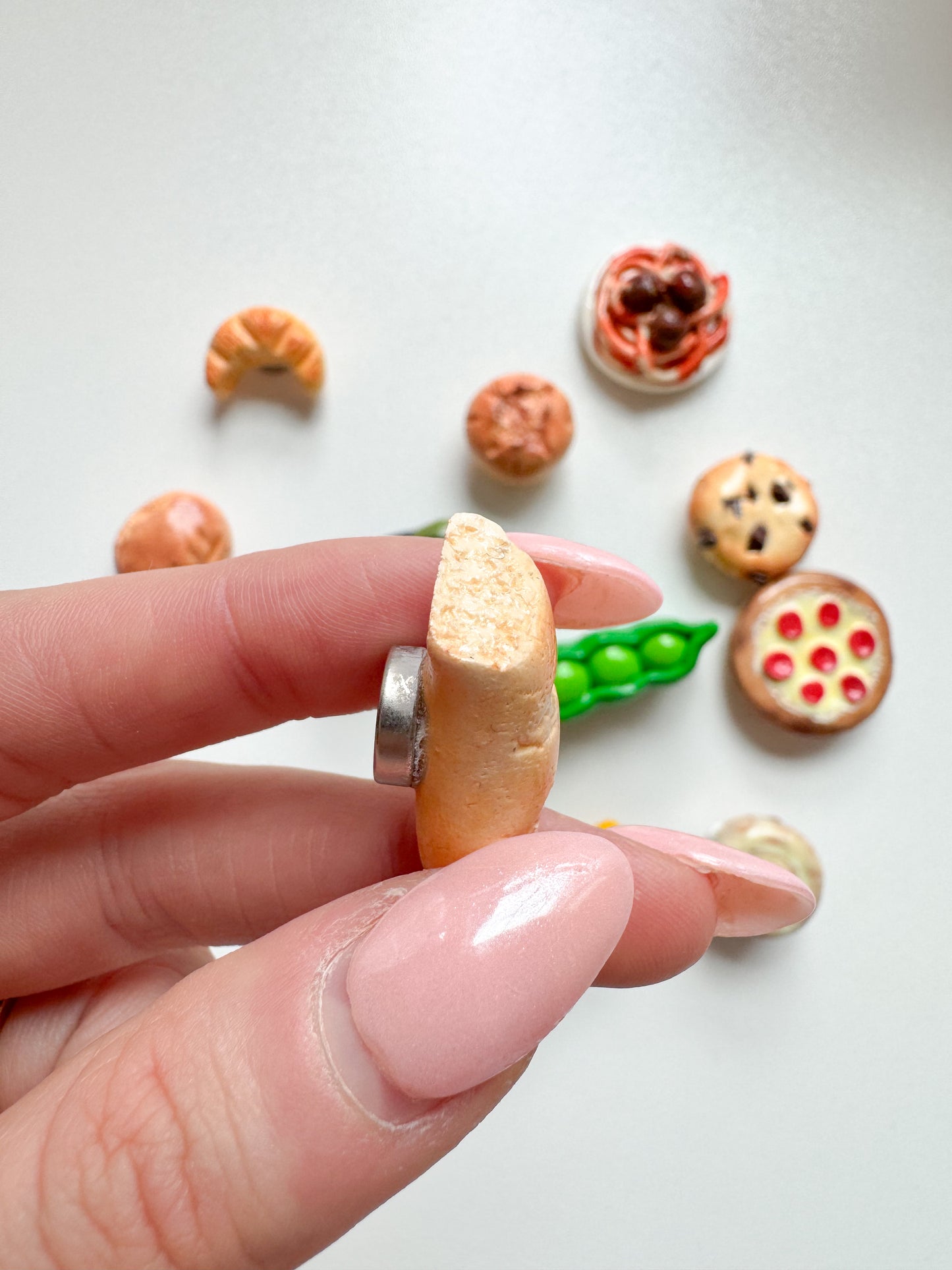 Bread Clay Magnet Set