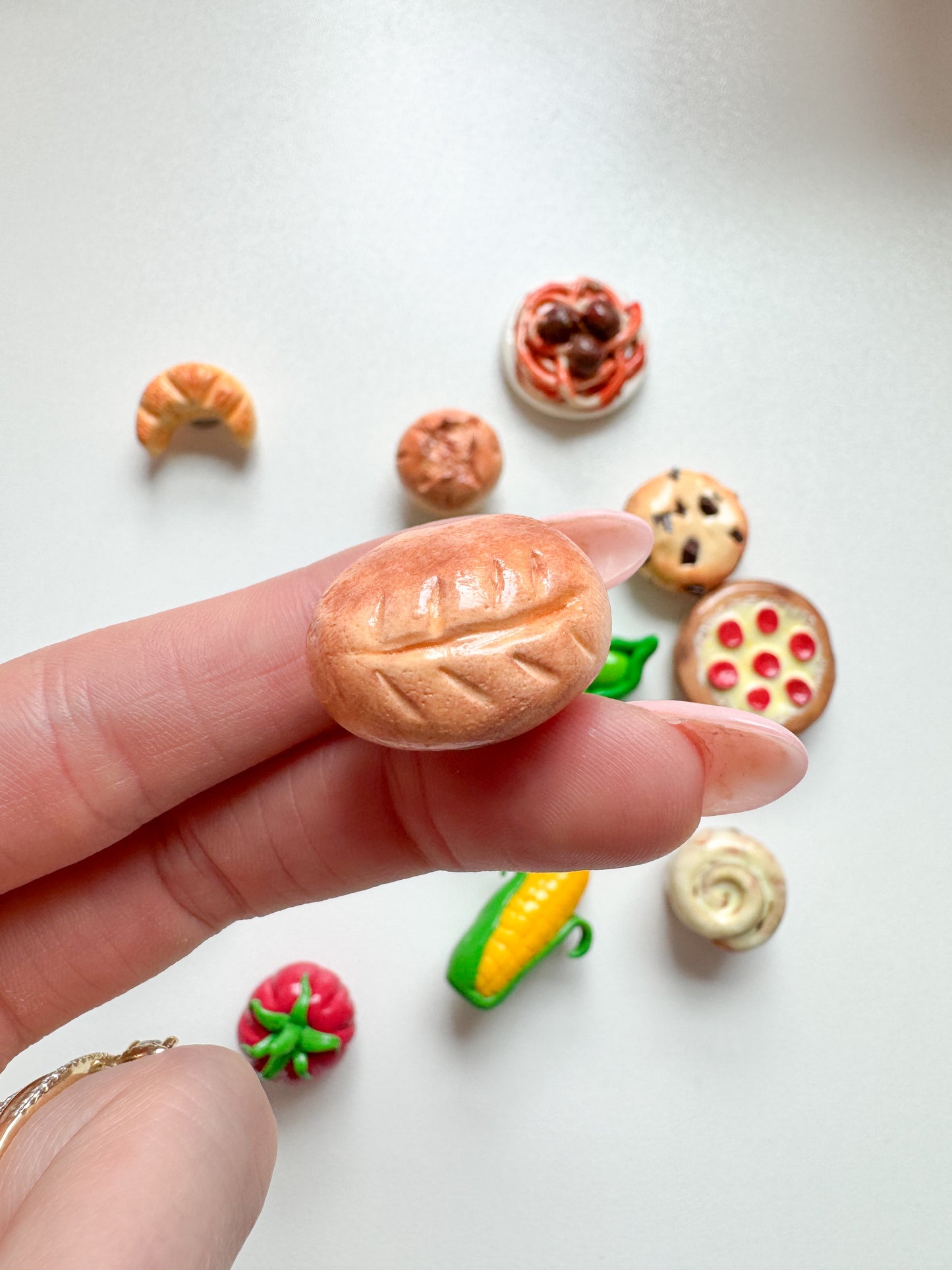 Bread Clay Magnet Set