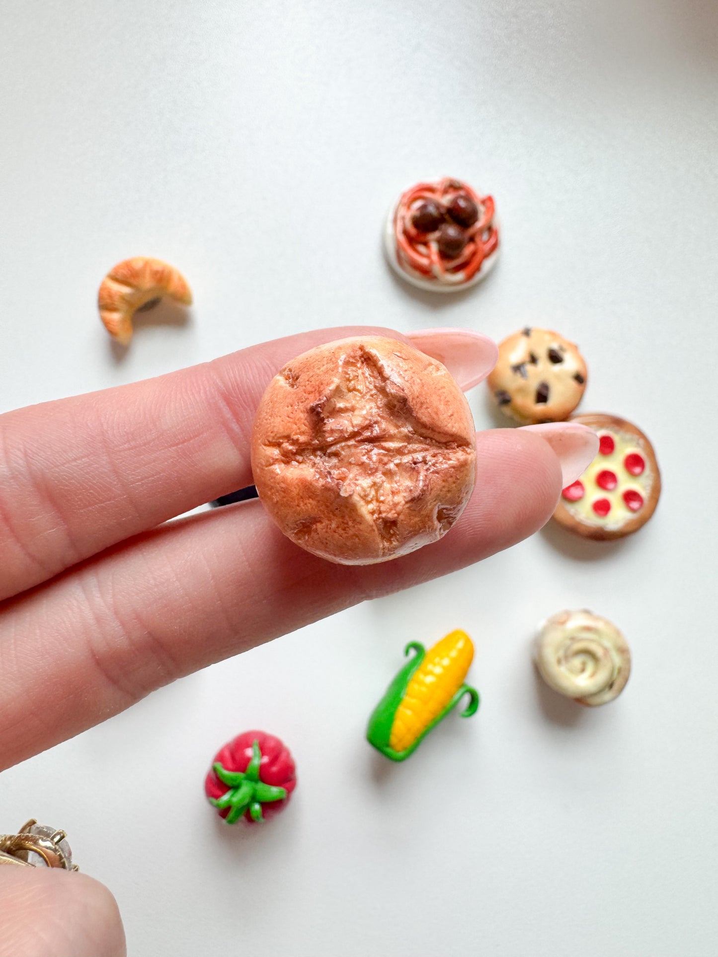 Bread Clay Magnet Set