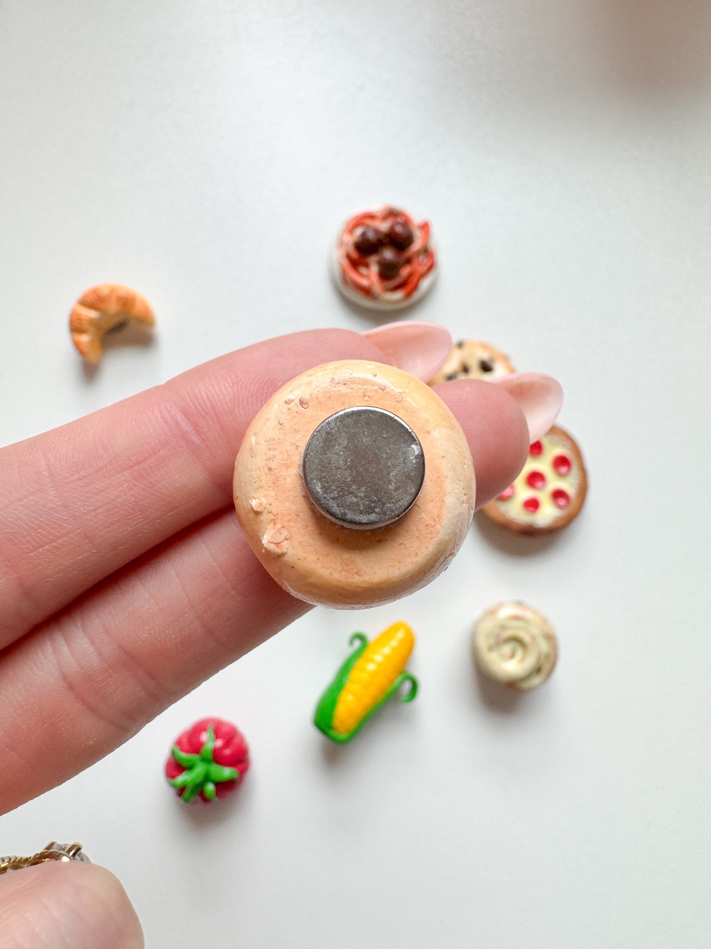 Bread Clay Magnet Set