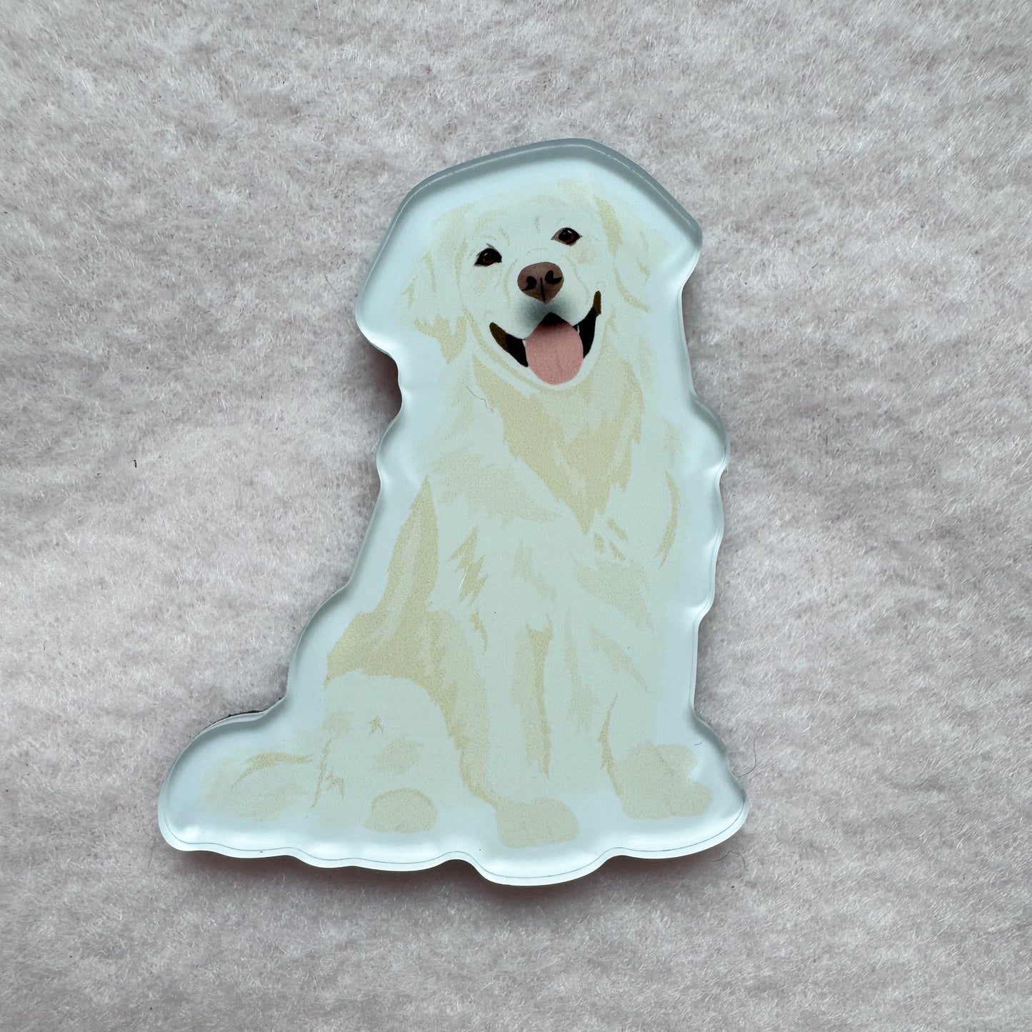 Golden Retriever (english cream) Magnet