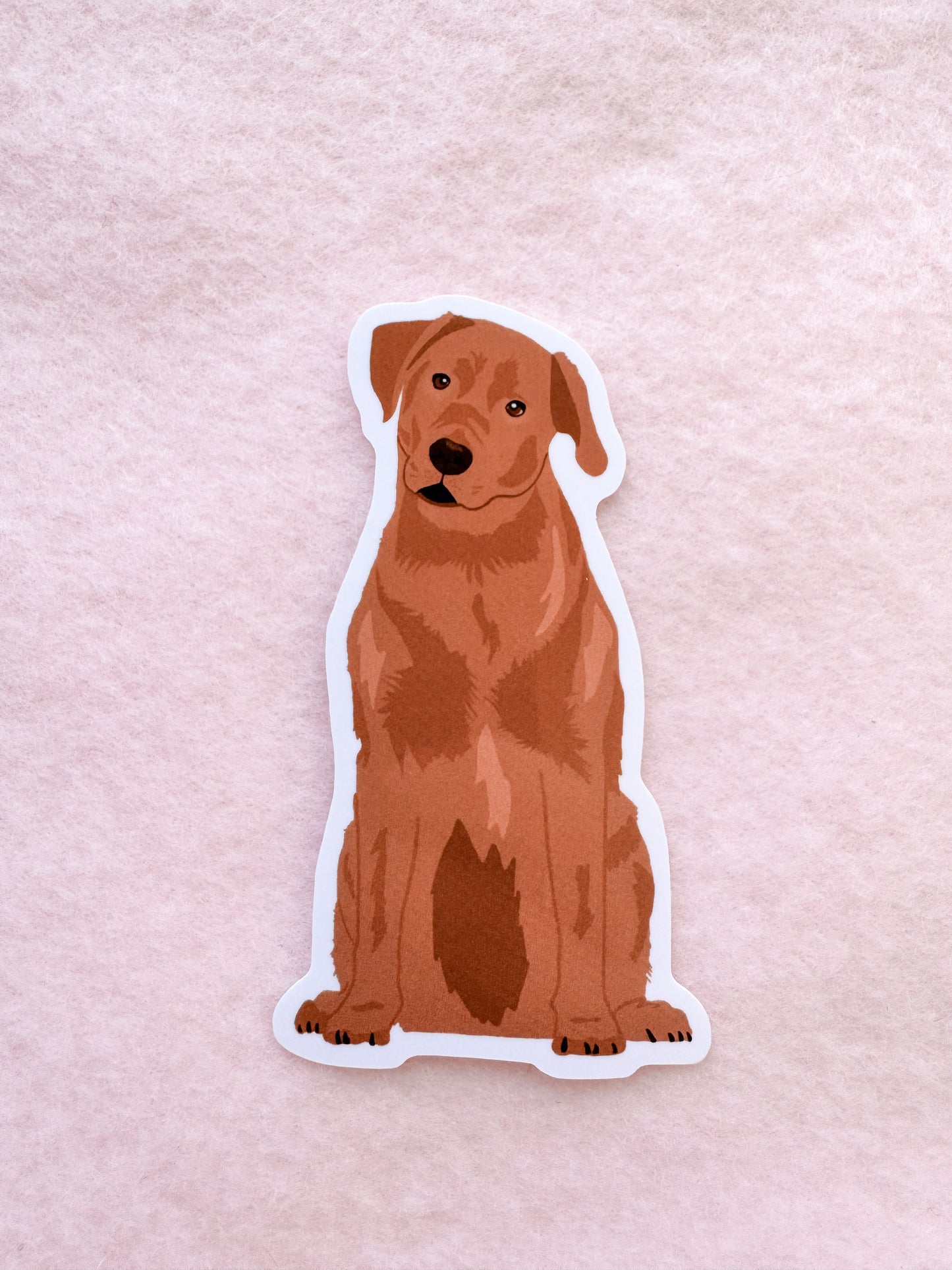 Labrador Retriever (red fox) Sticker
