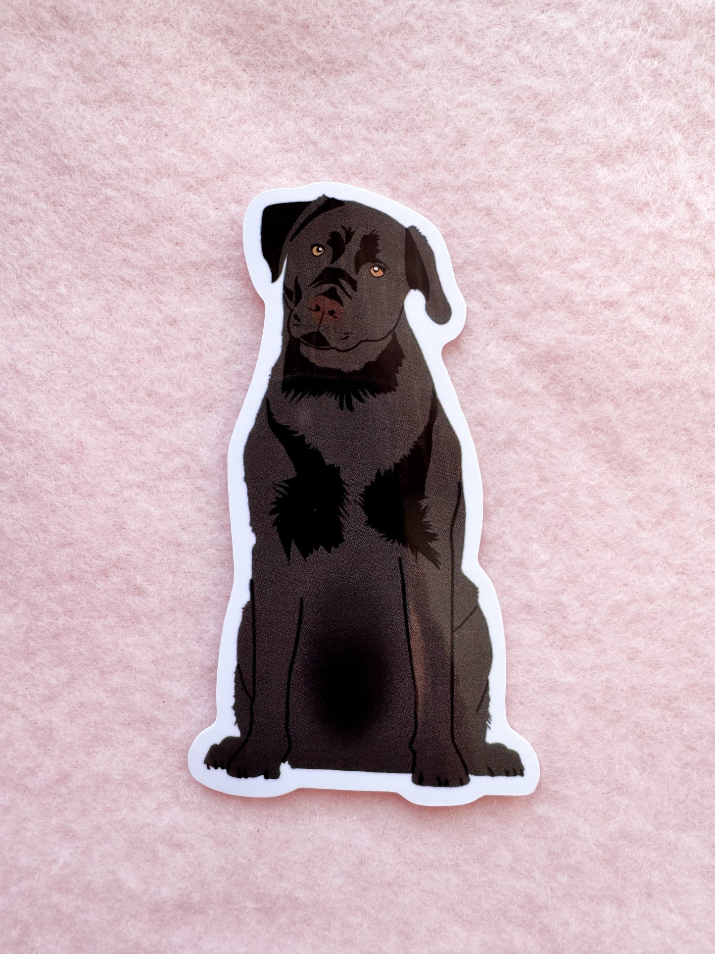 Labrador Retriever (black) Sticker