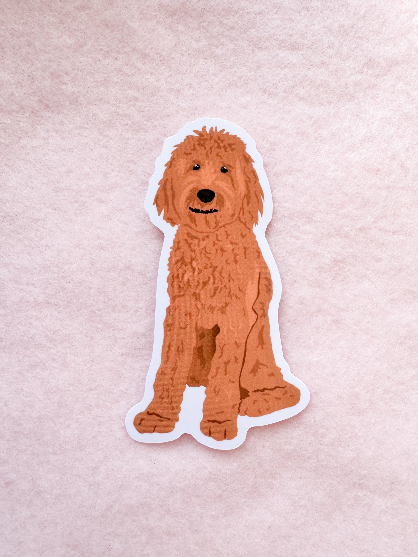 Goldendoodle (Blonde), Labradoodle (Blonde) Sticker