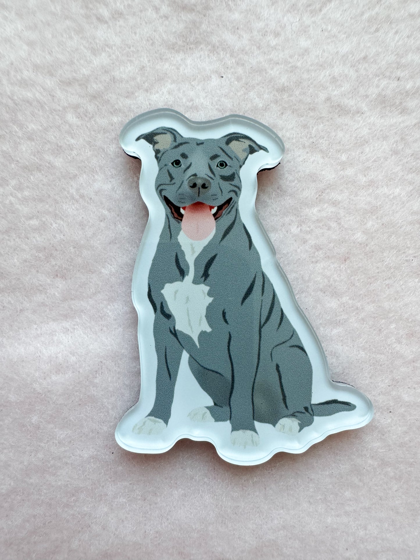 Pit Bull (gray) Magnet