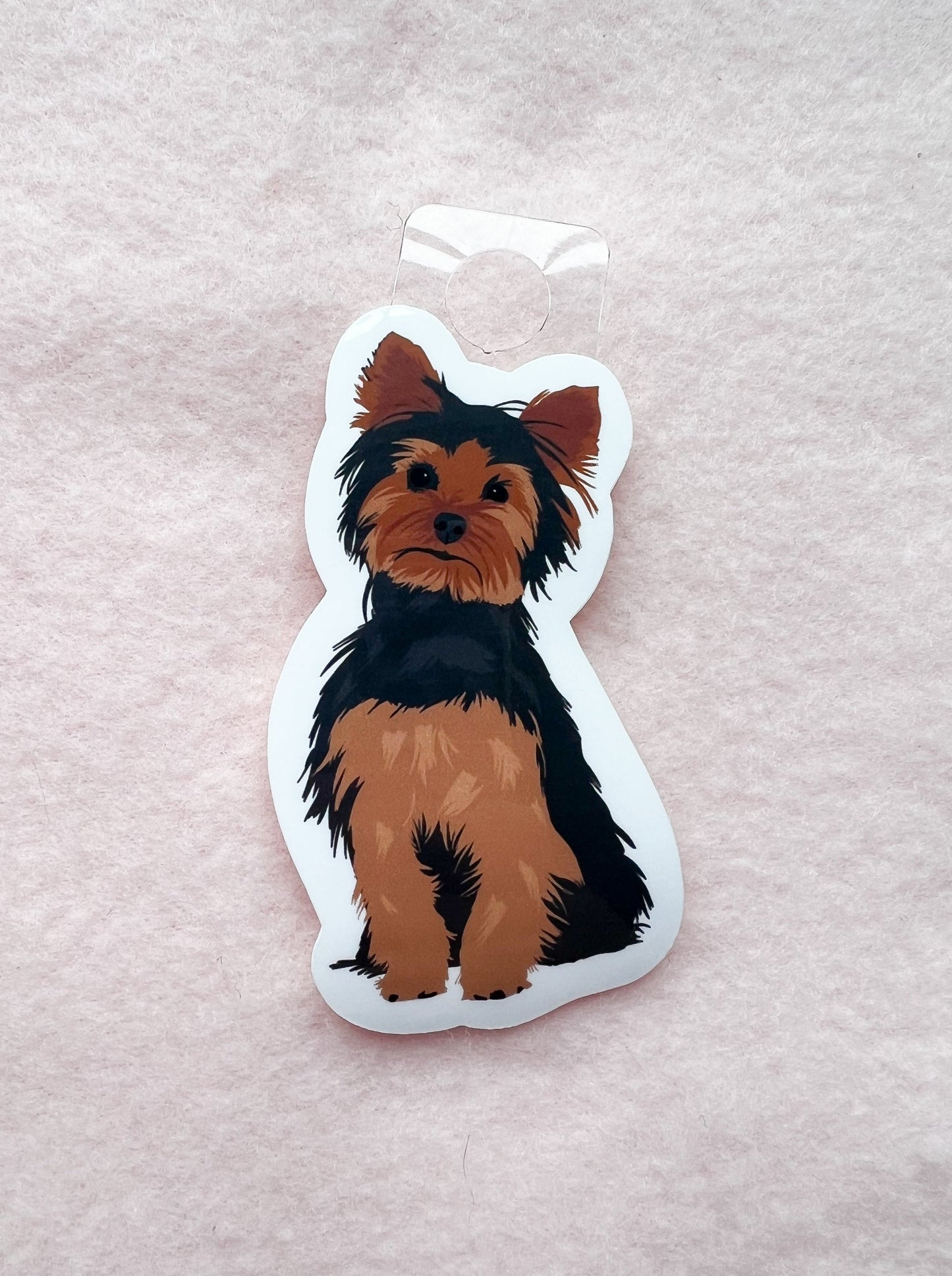 Yorkshire Terrier (black & tan yorkie) Sticker