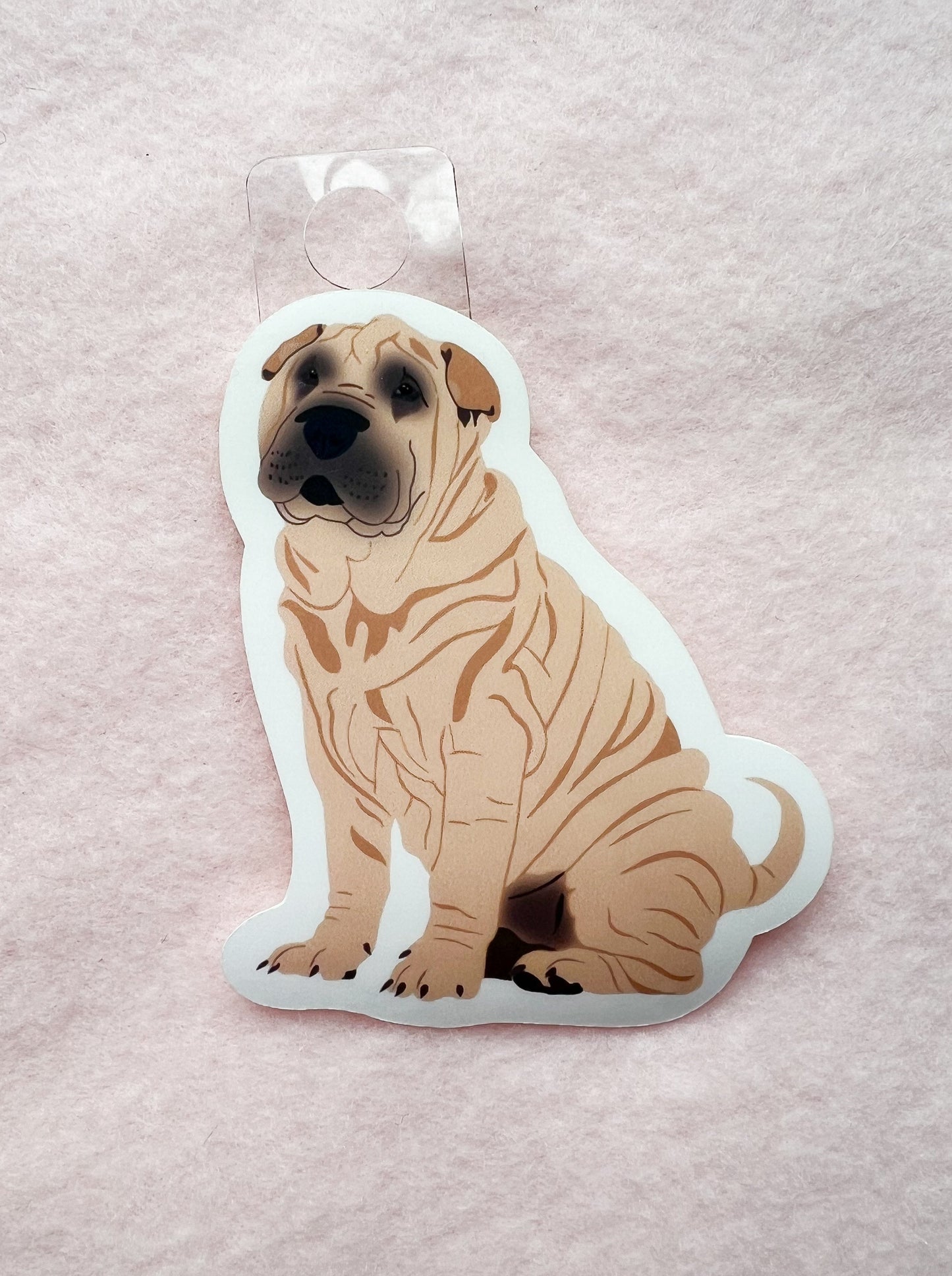 Shar Pei (fawn) Sticker