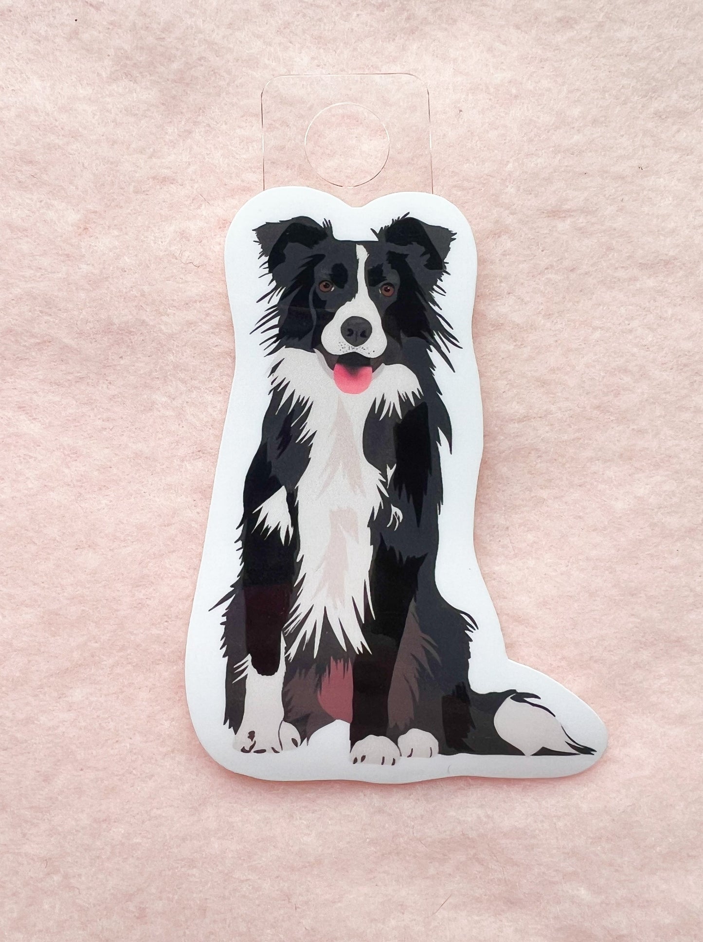 Border Collie (black & white) Sticker