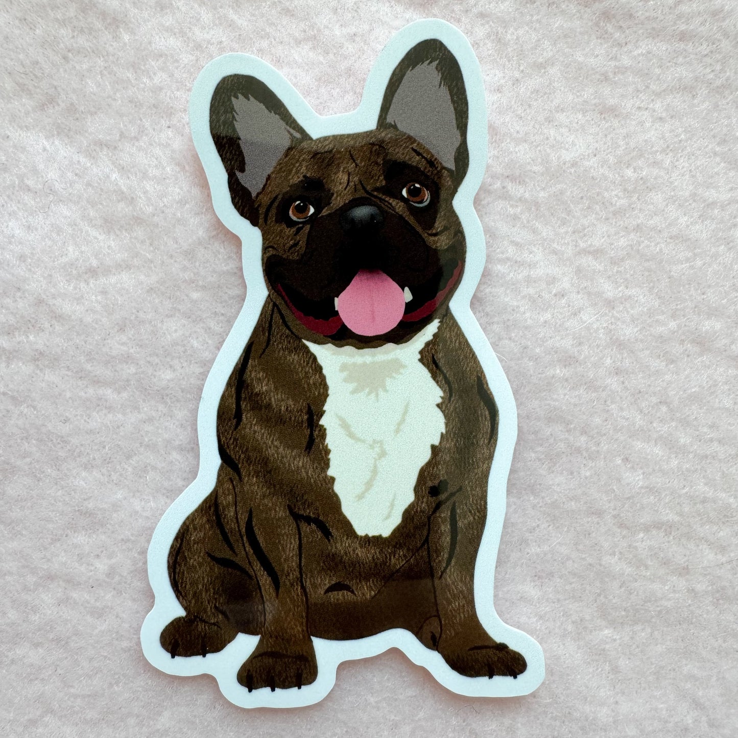 Frenchie (brindle) Sticker