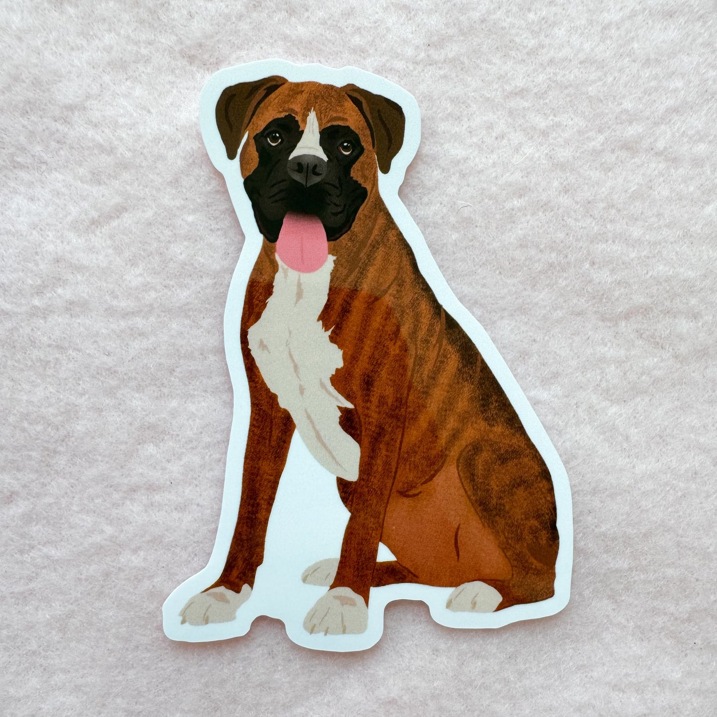 Boxer (brindle) Sticker