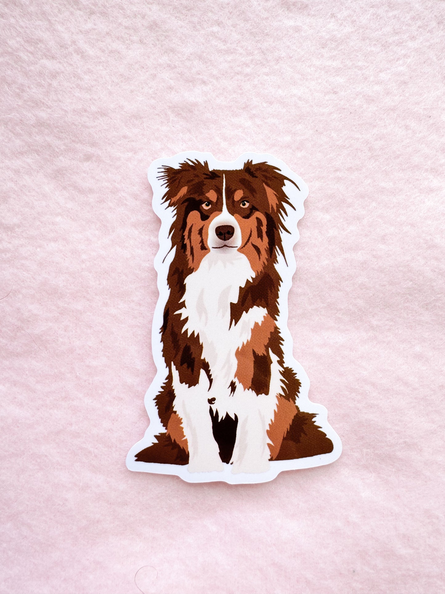 Australian Shepherd (red tri) Sticker