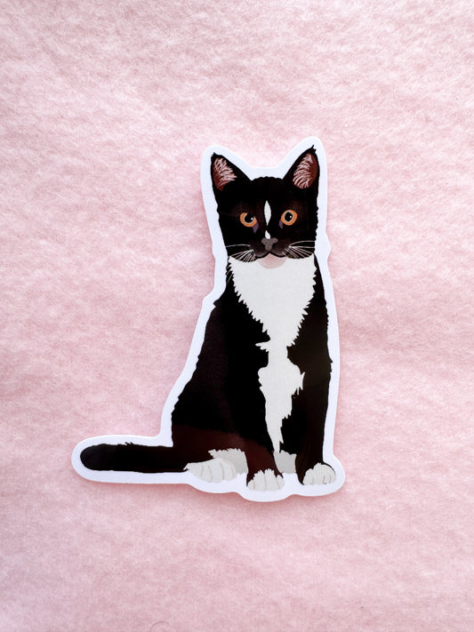 Tuxedo Cat Sticker