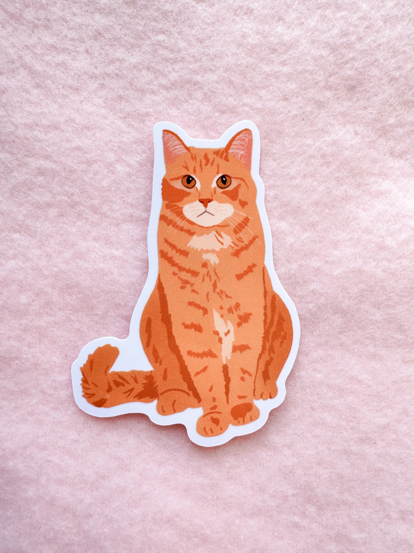 Orange Tabby Sticker