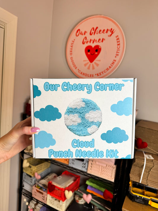 Cloud Coaster Beginner Punch Needle Kit